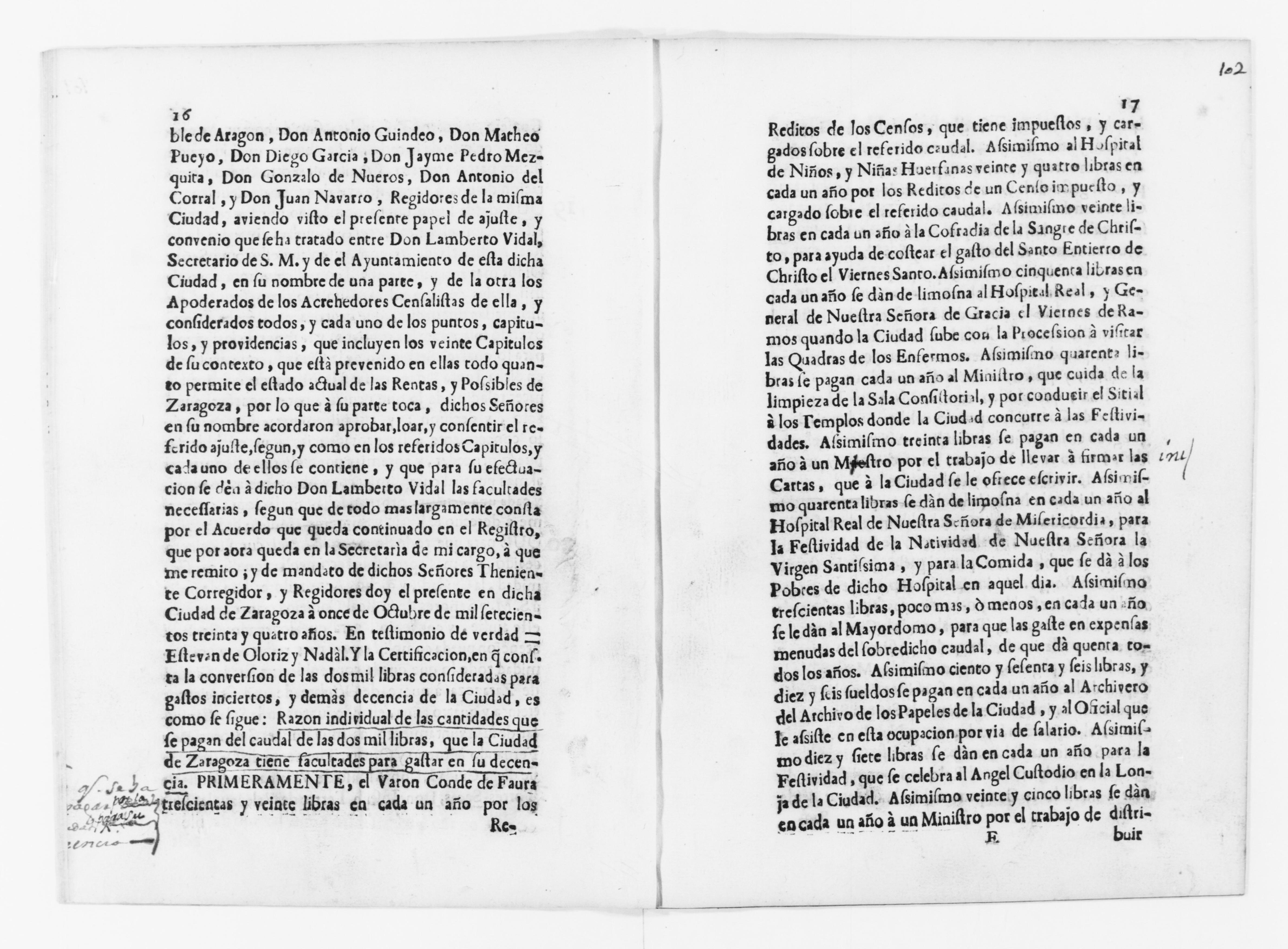 Scanned image of the current content page