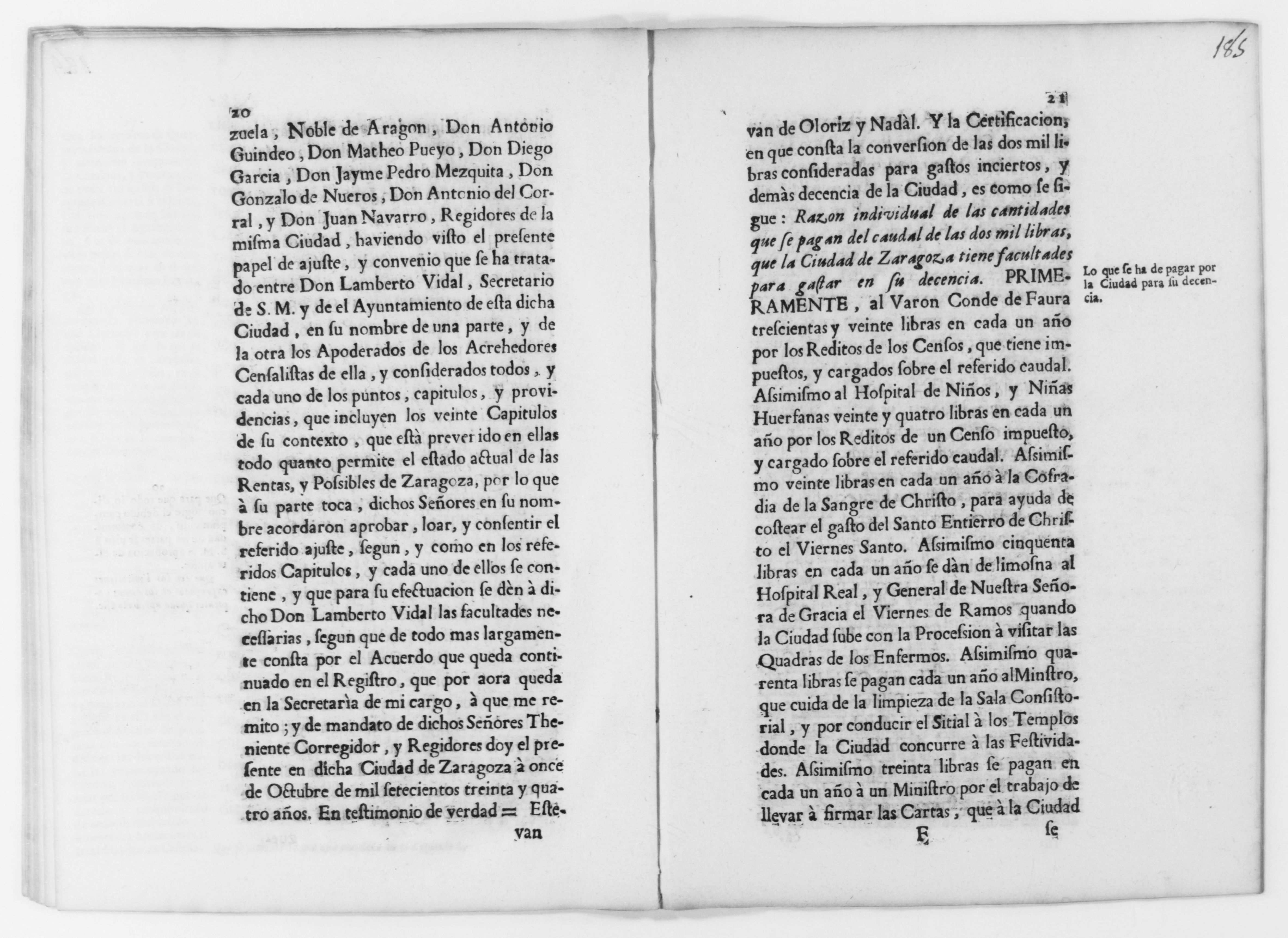 Scanned image of the current content page