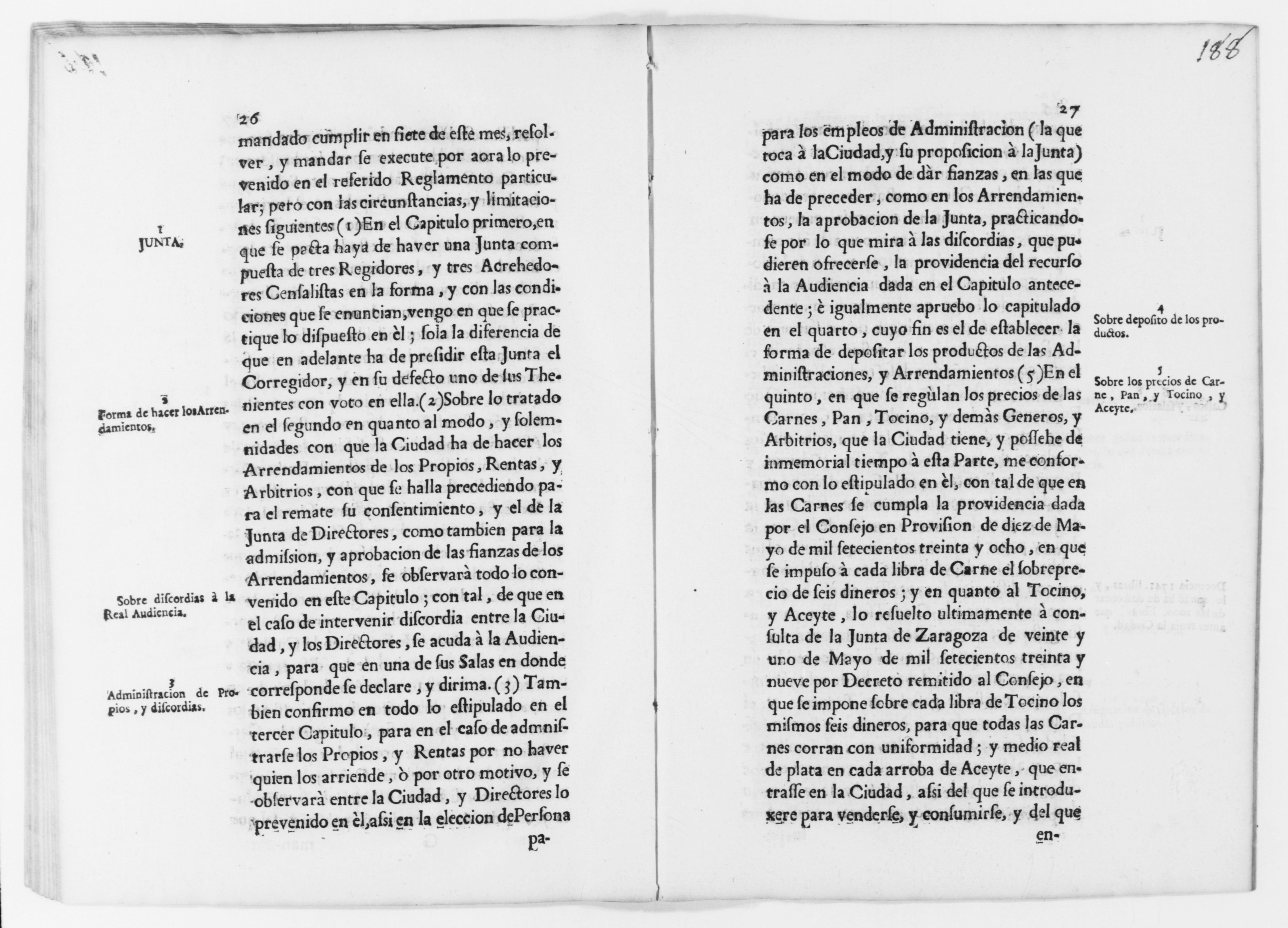 Scanned image of the current content page