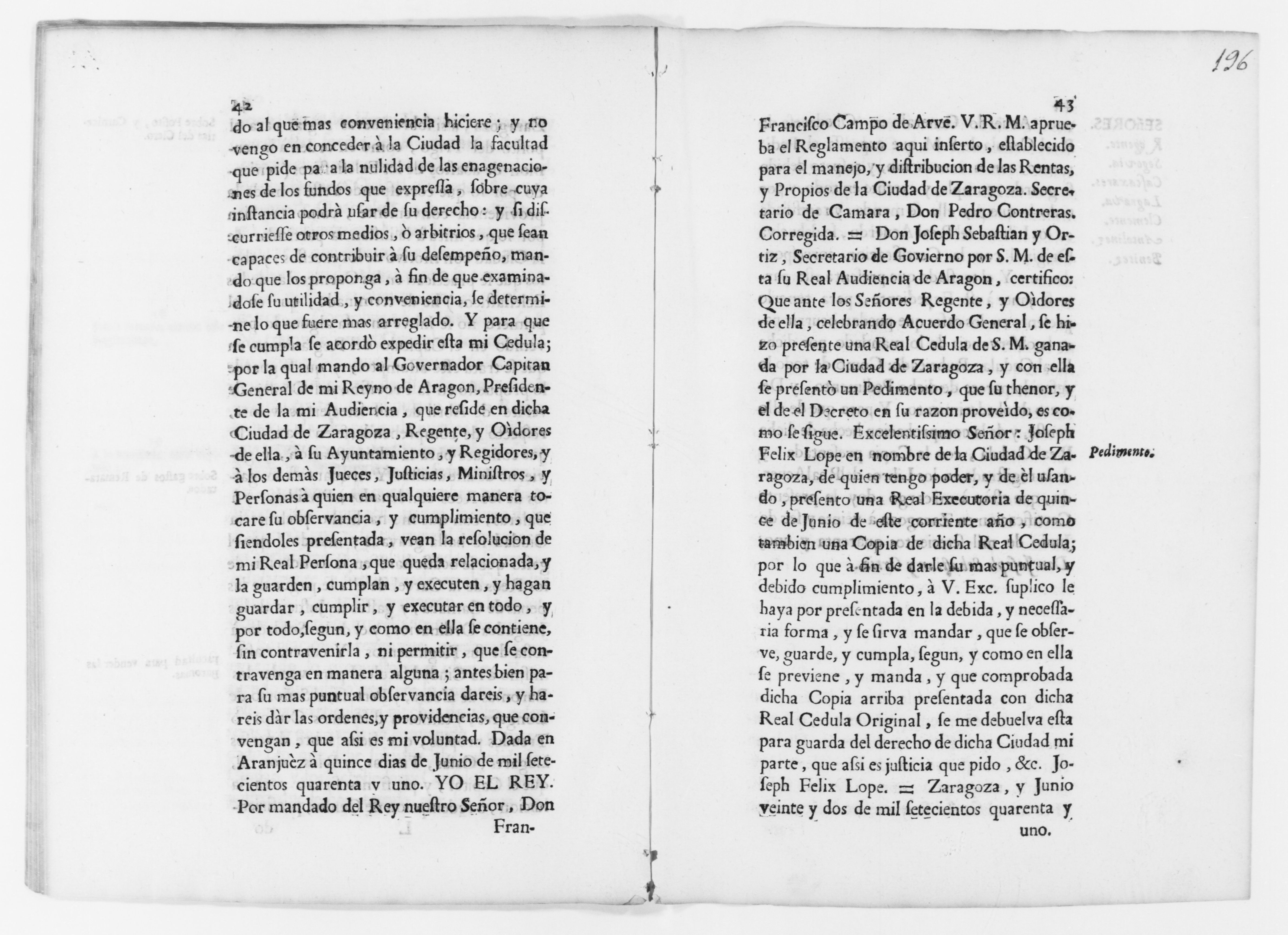 Scanned image of the current content page