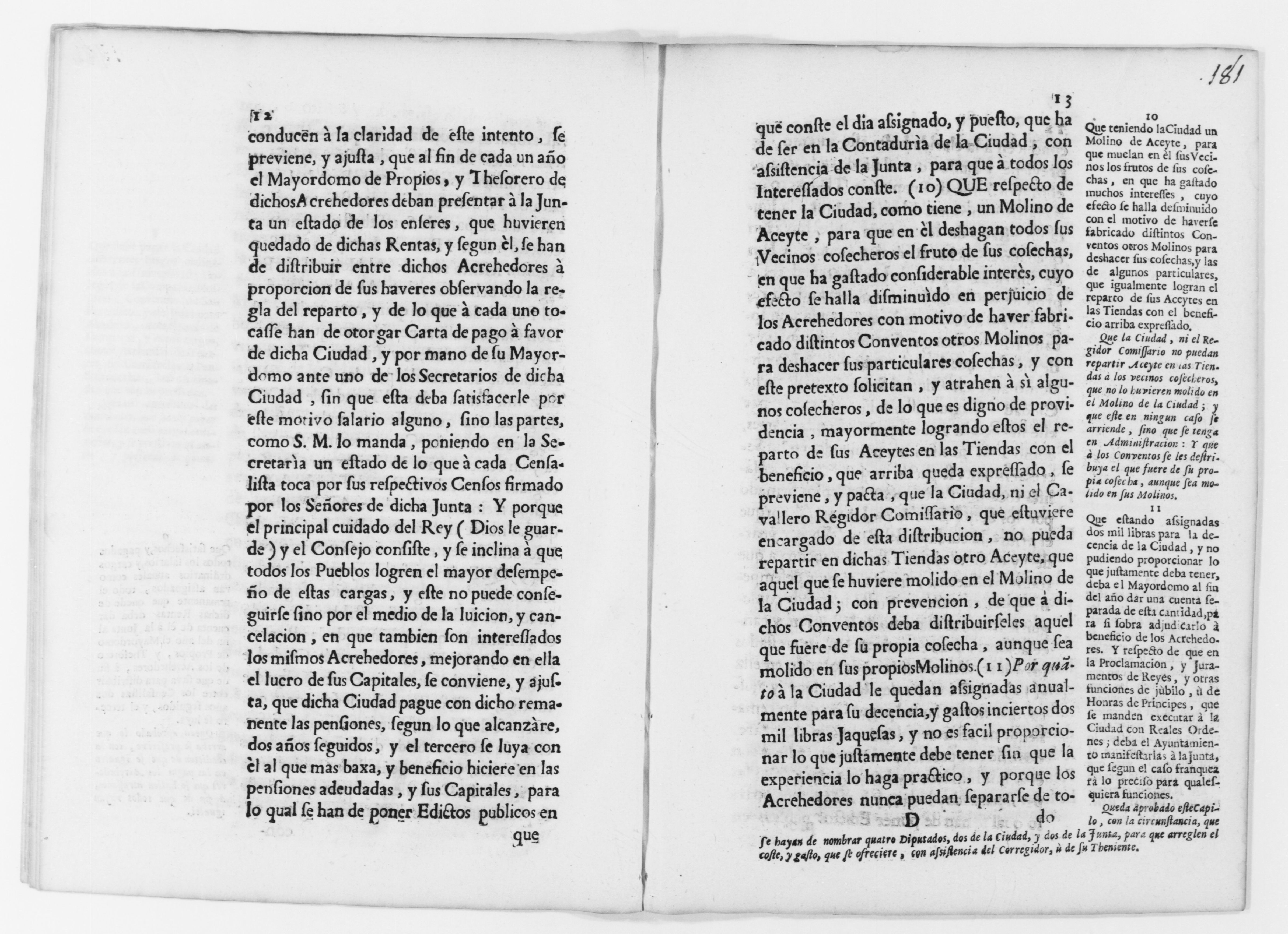 Scanned image of the current content page