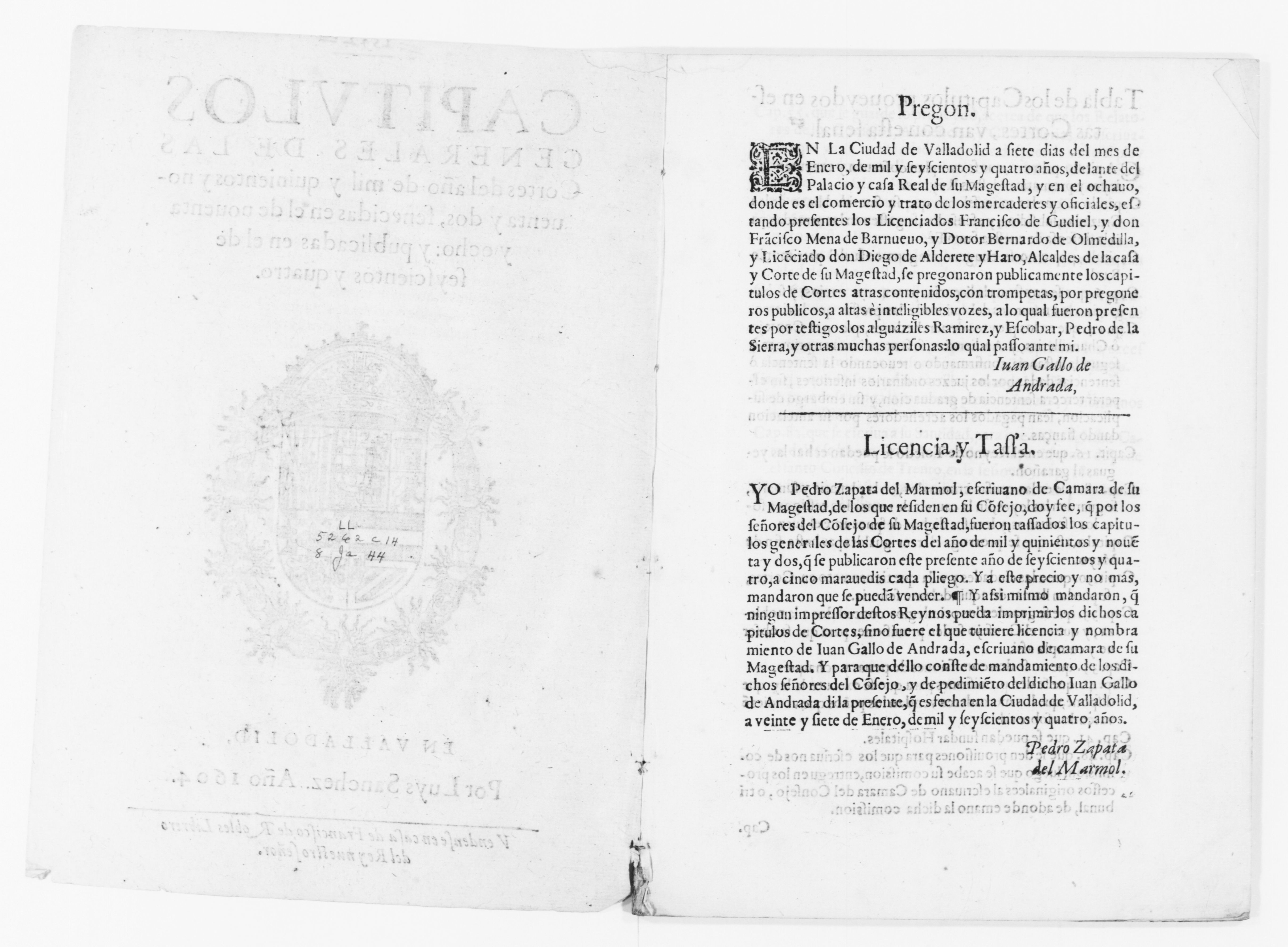 Scanned image of the current content page