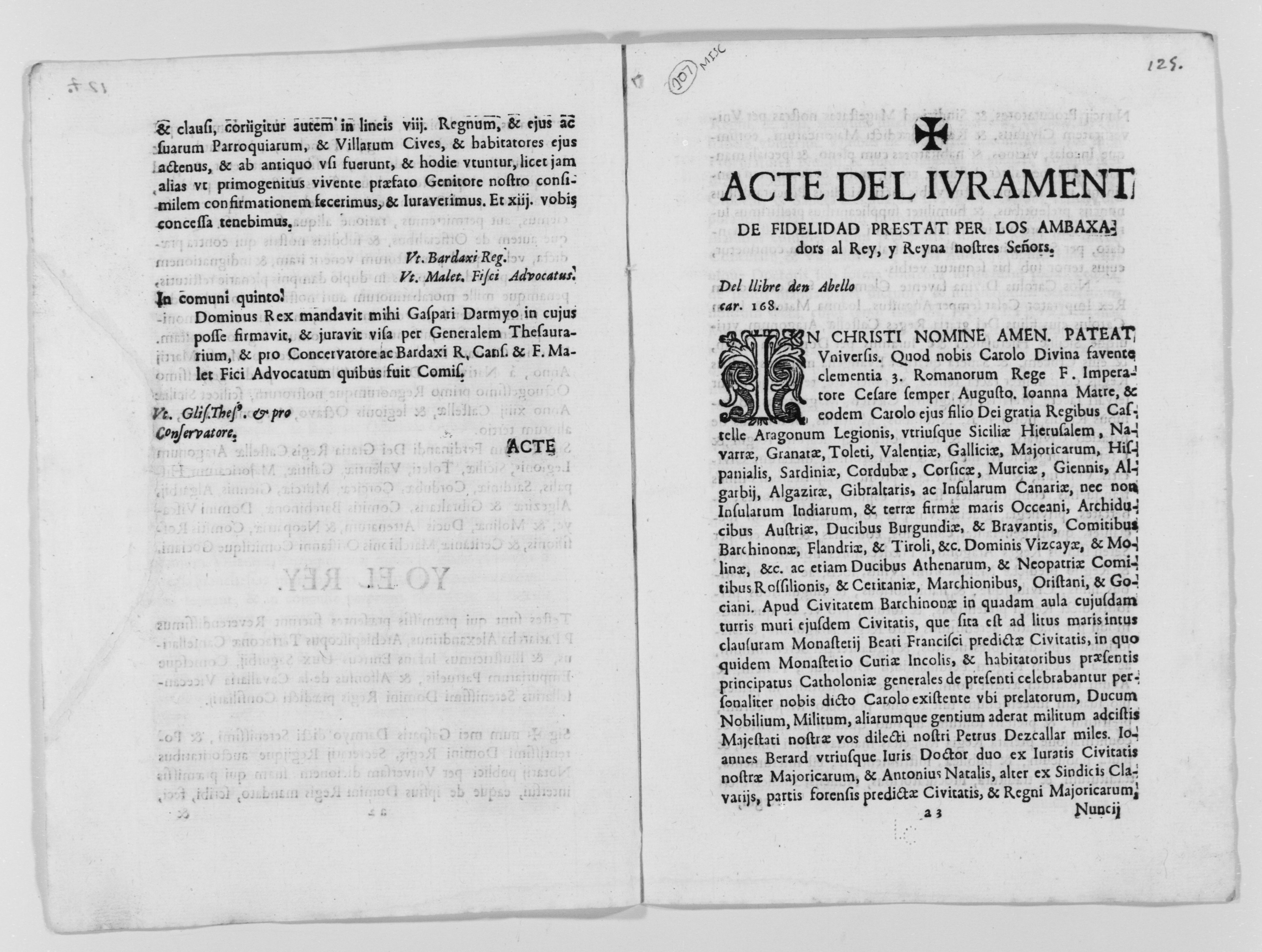 Scanned image of the current content page