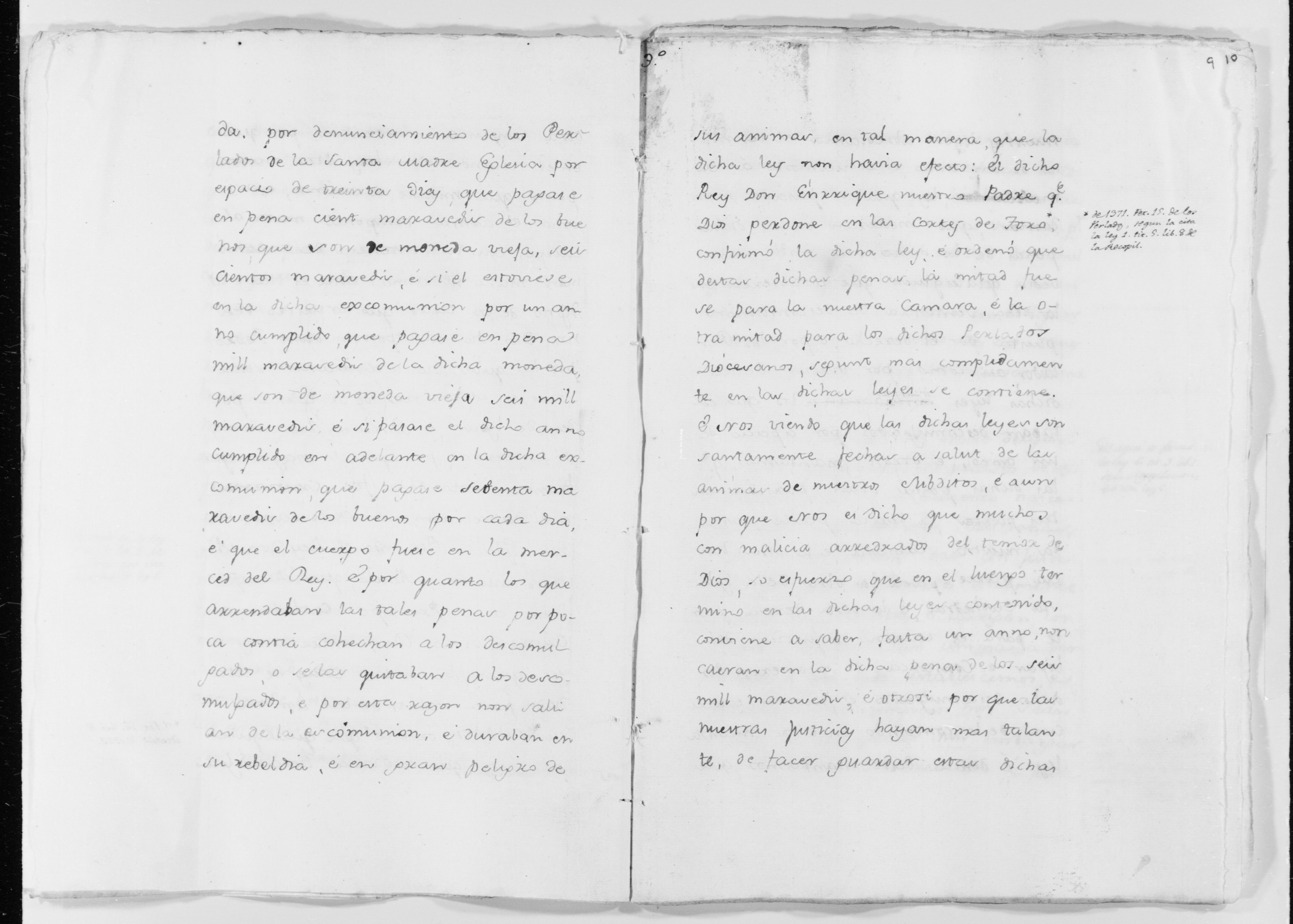 Scanned image of the current content page