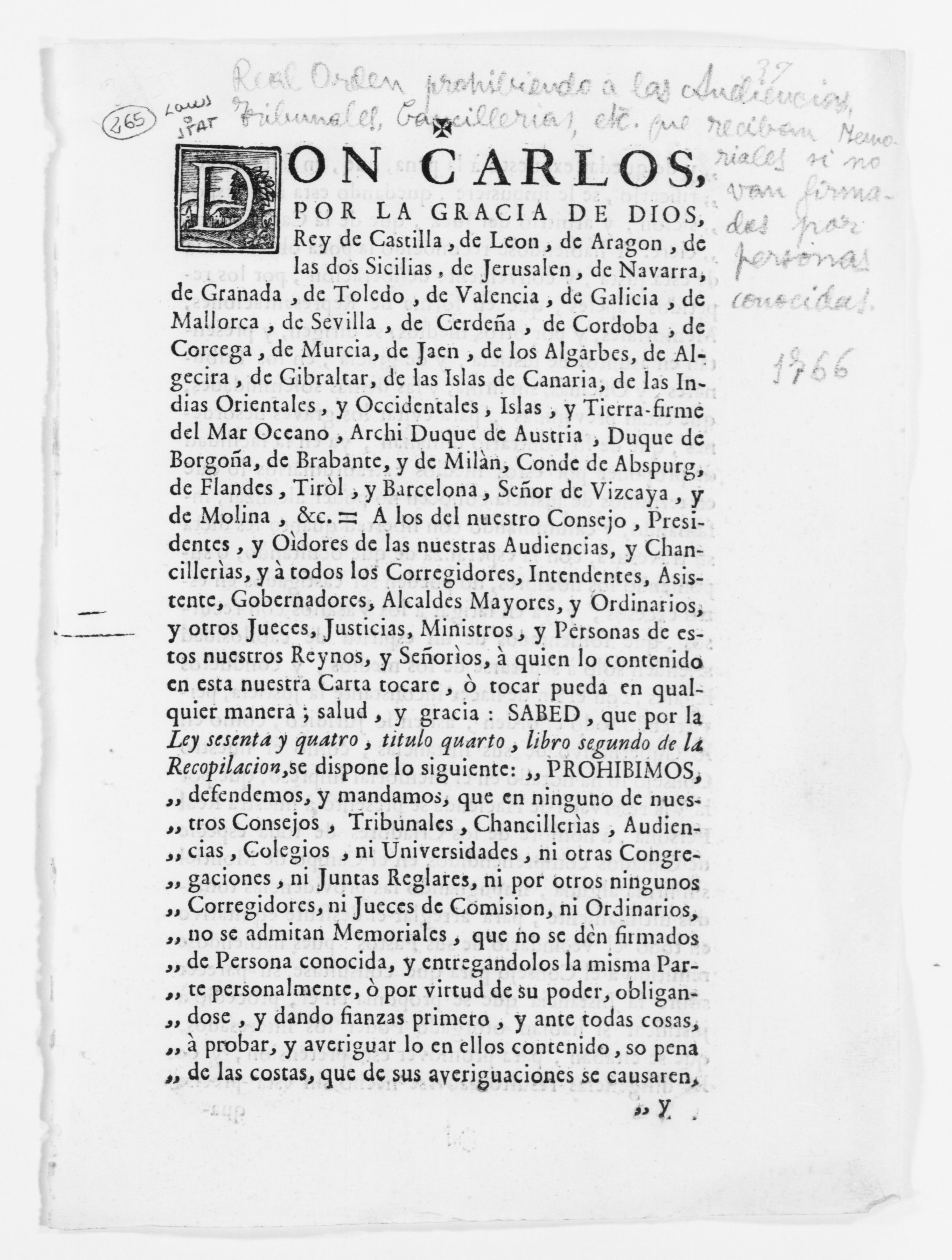 Scanned image of the current content page