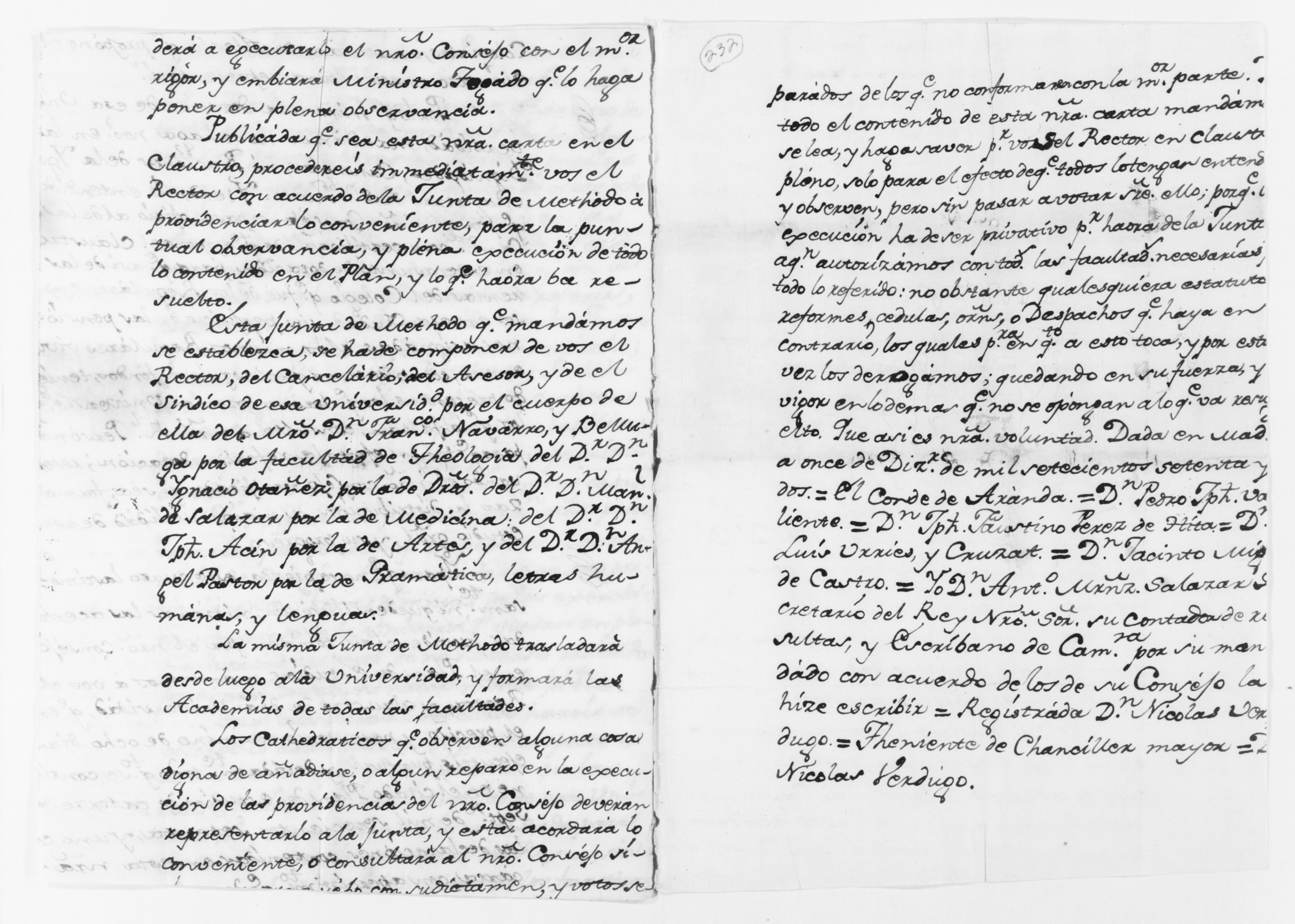 Scanned image of the current content page