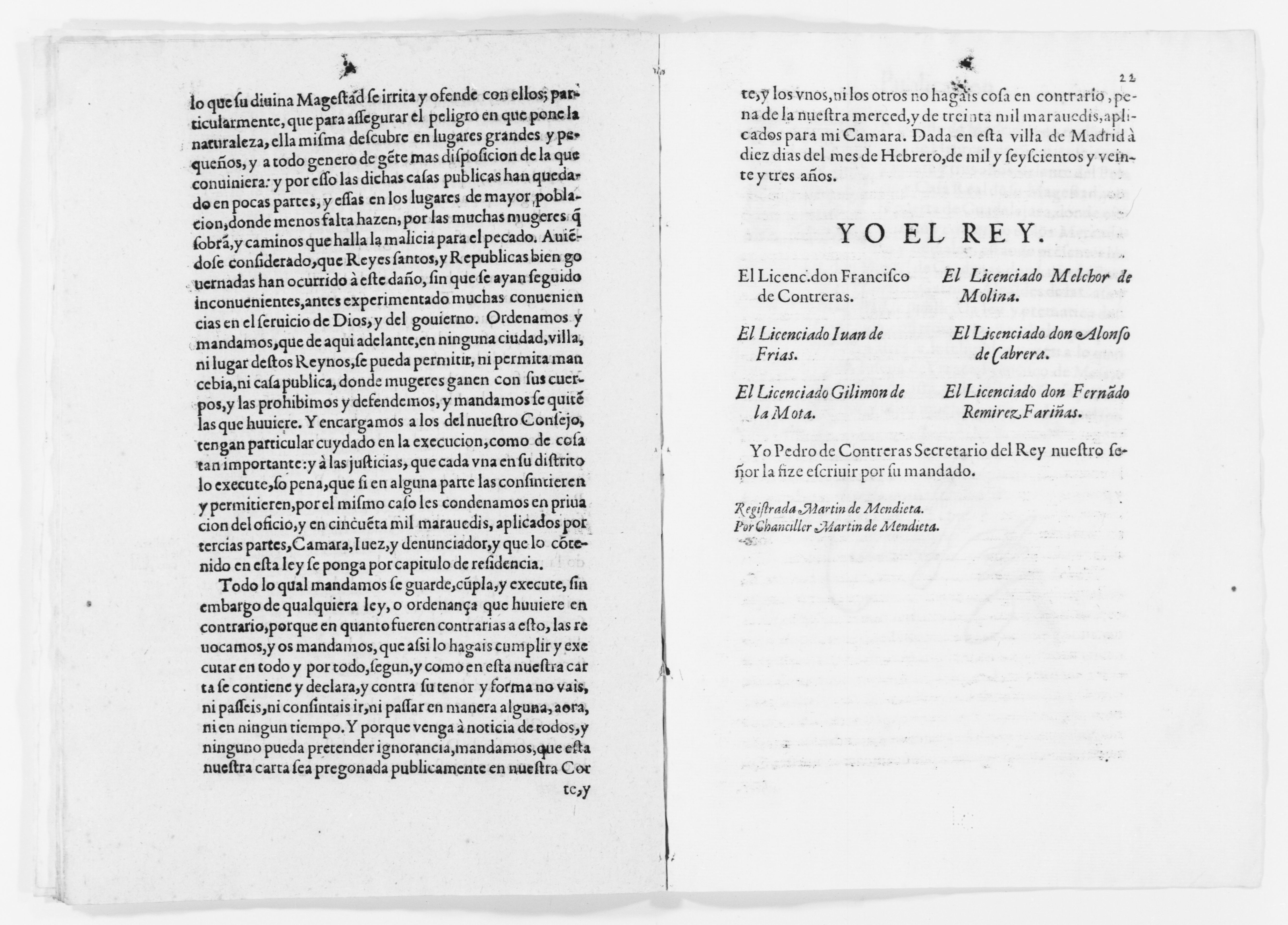 Scanned image of the current content page