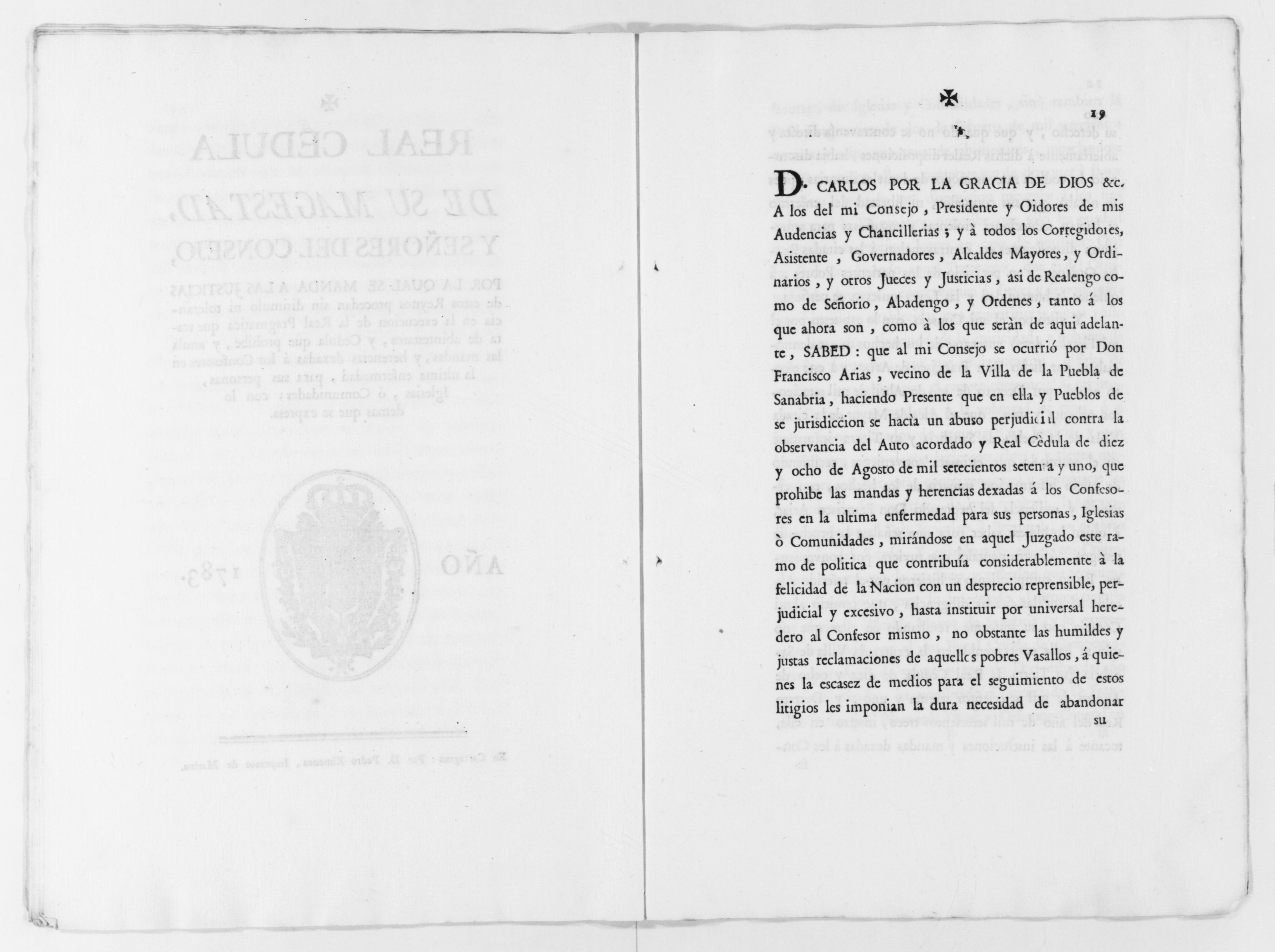 Scanned image of the current content page