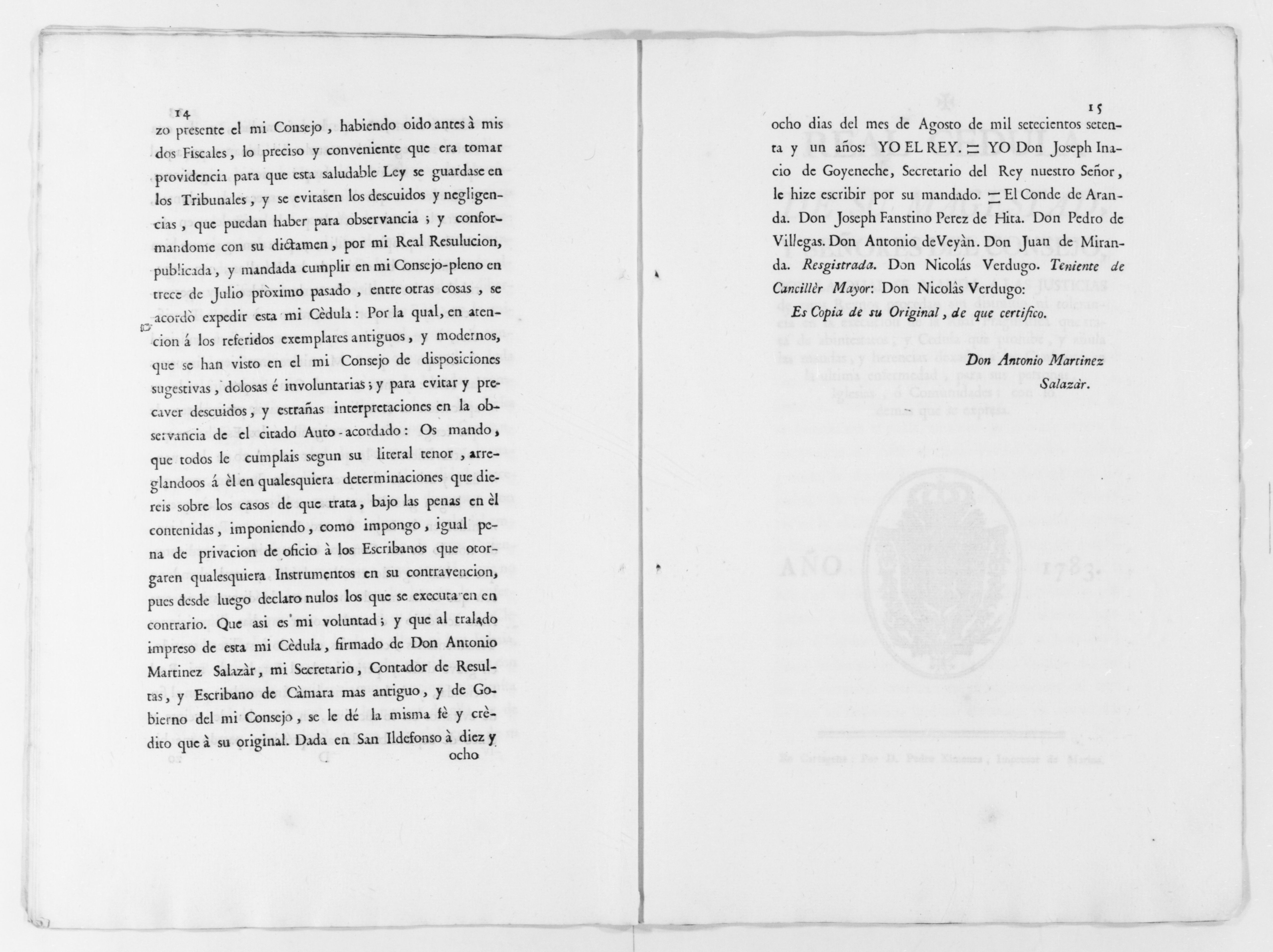 Scanned image of the current content page