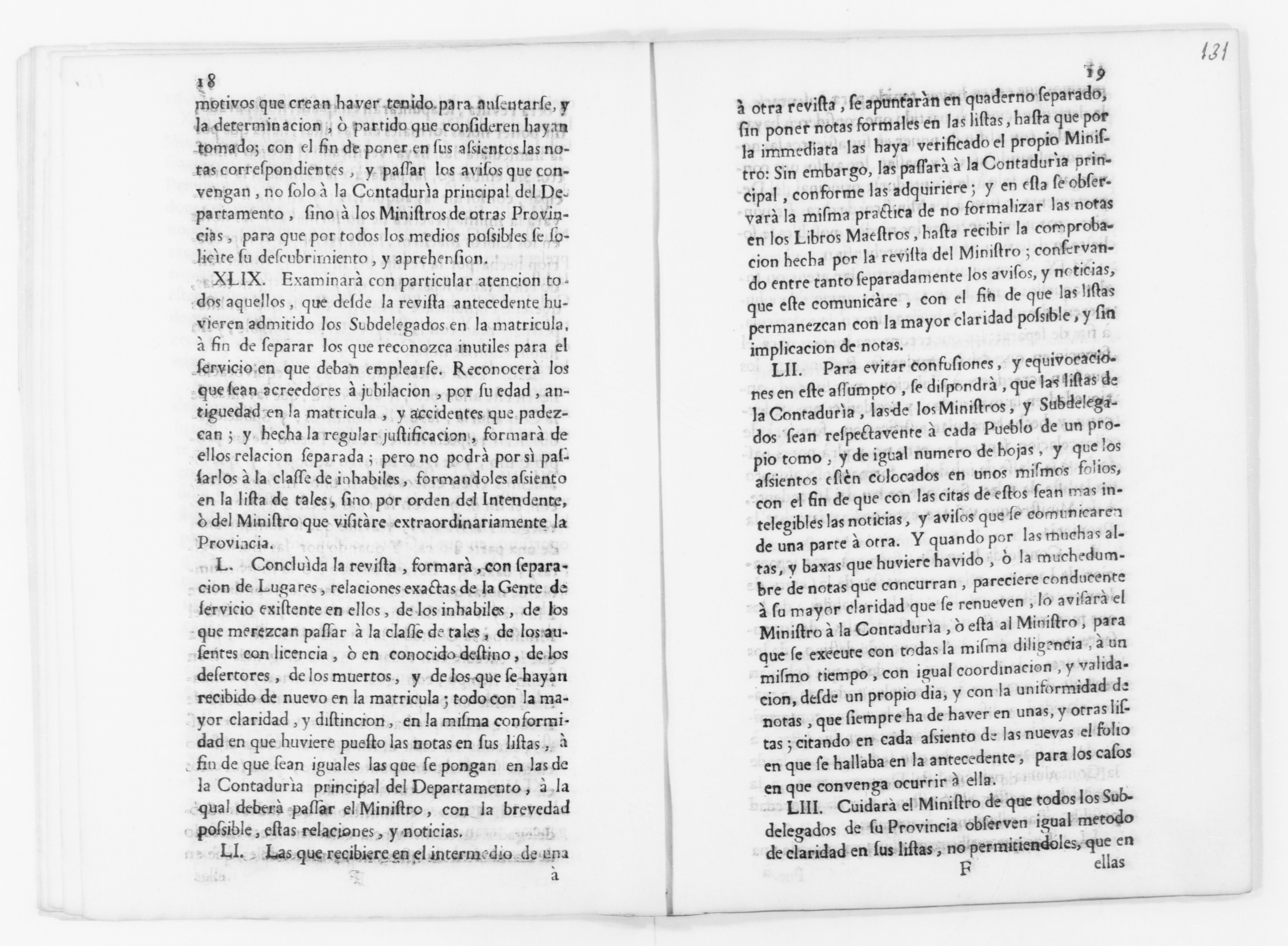 Scanned image of the current content page