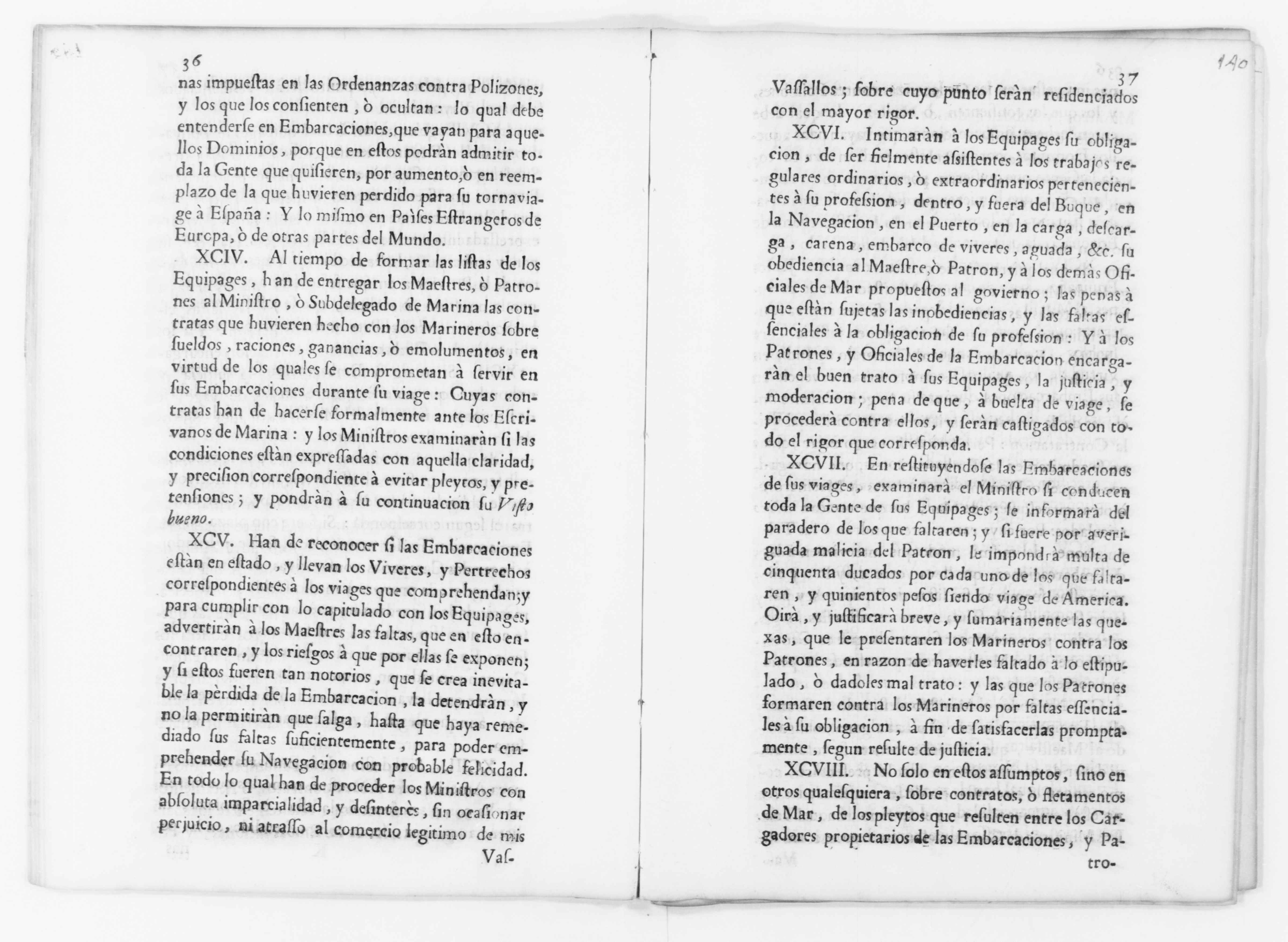 Scanned image of the current content page