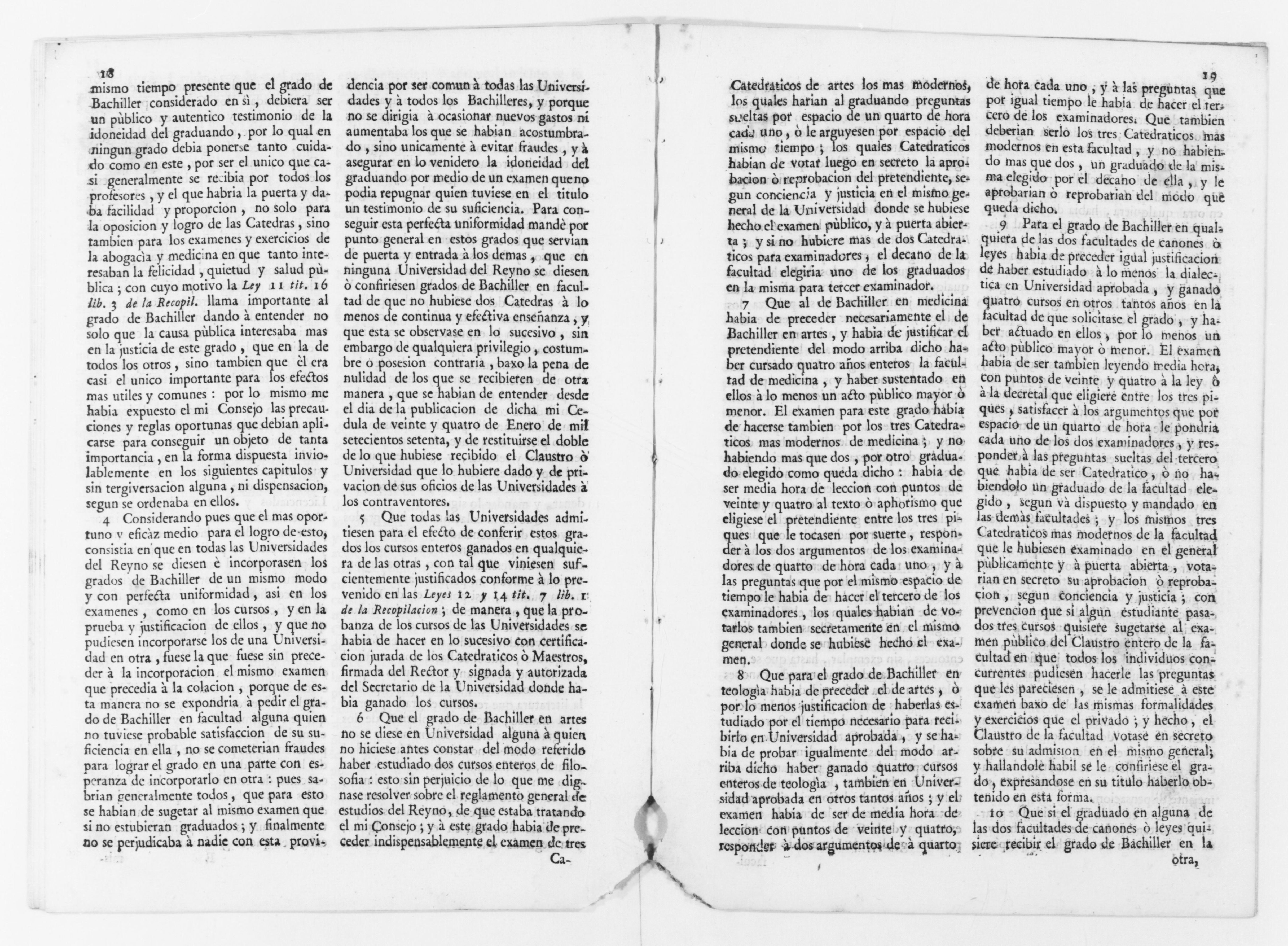 Scanned image of the current content page
