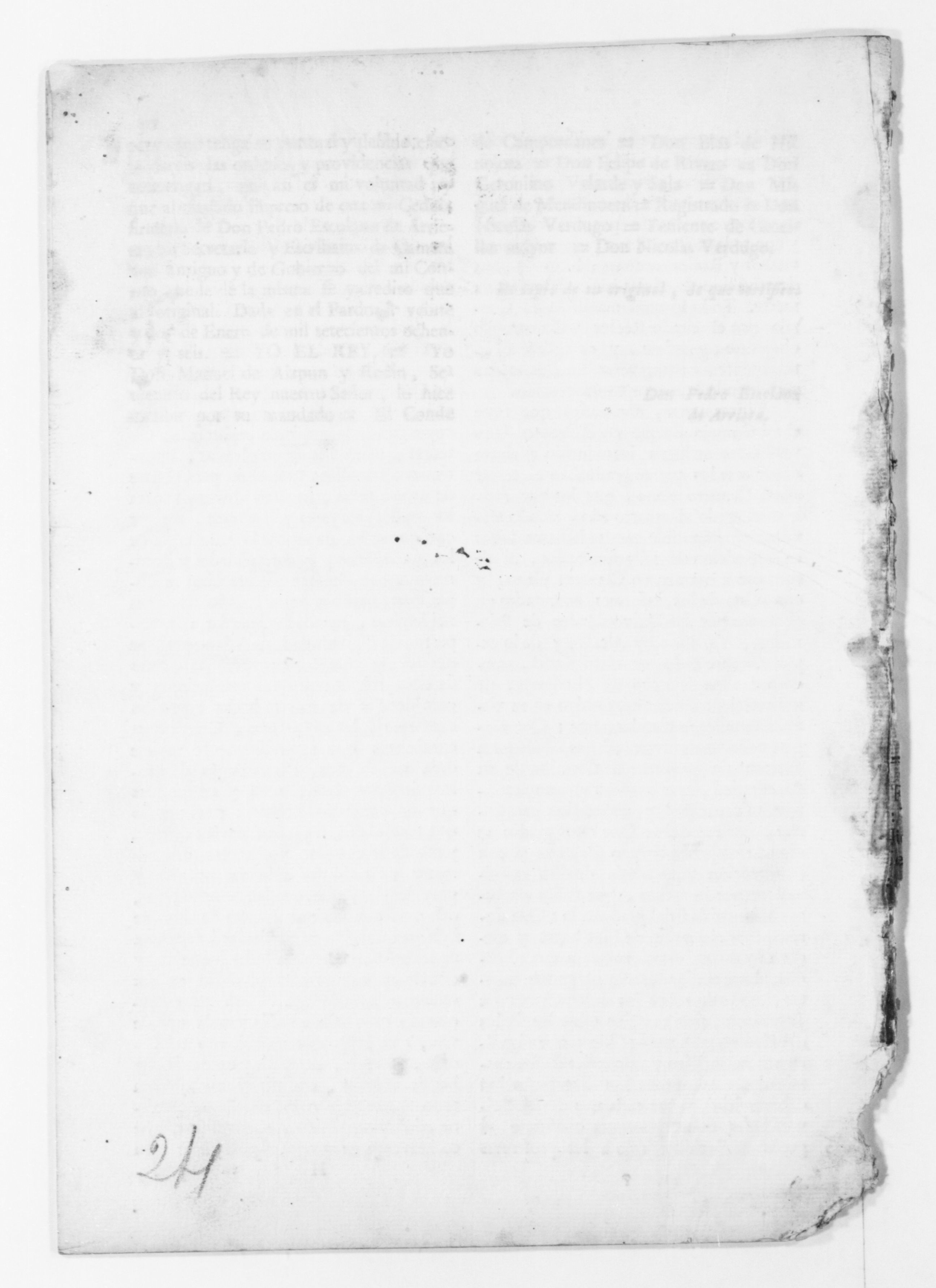 Scanned image of the current content page