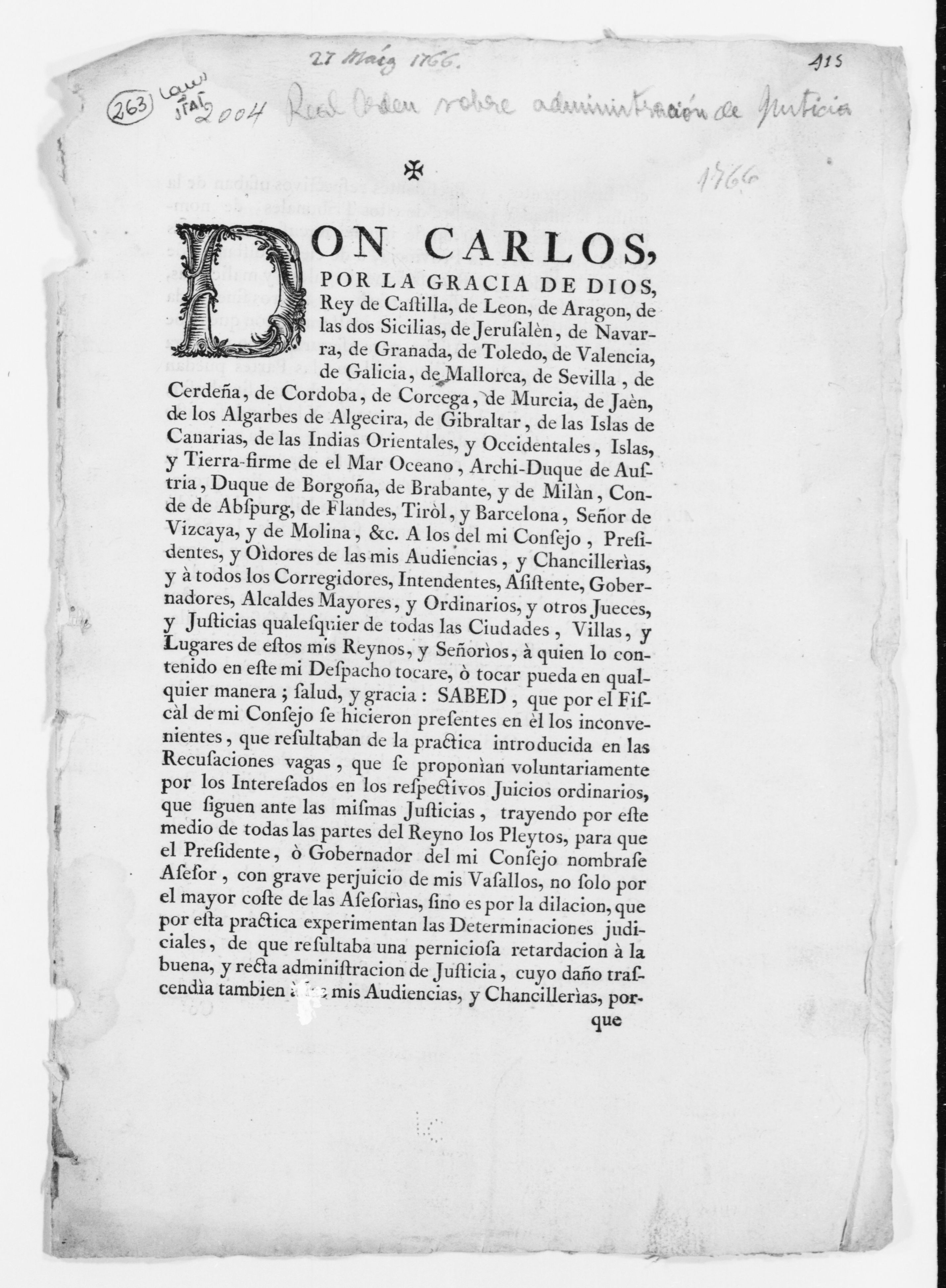 Scanned image of the current content page