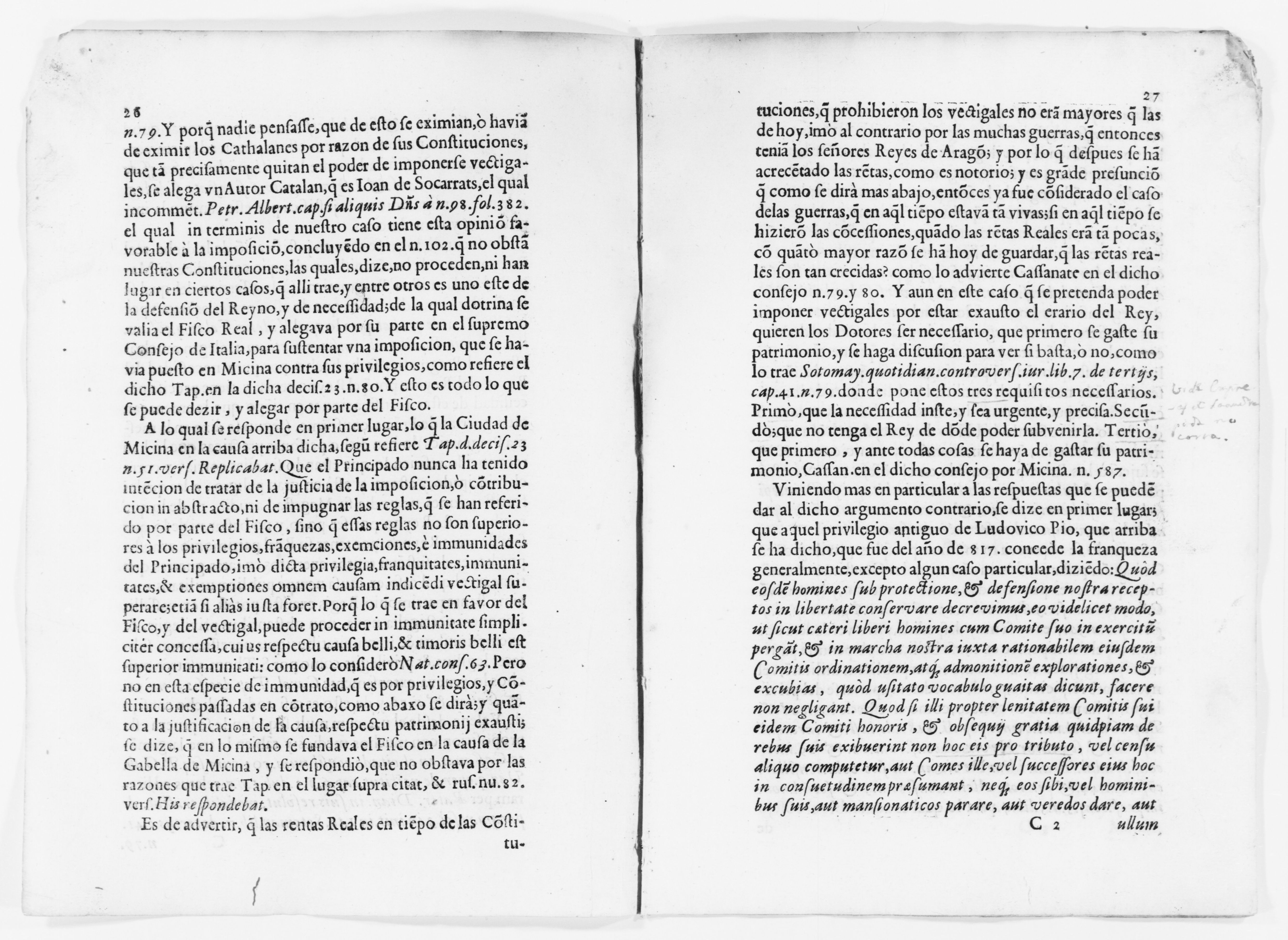 Scanned image of the current content page
