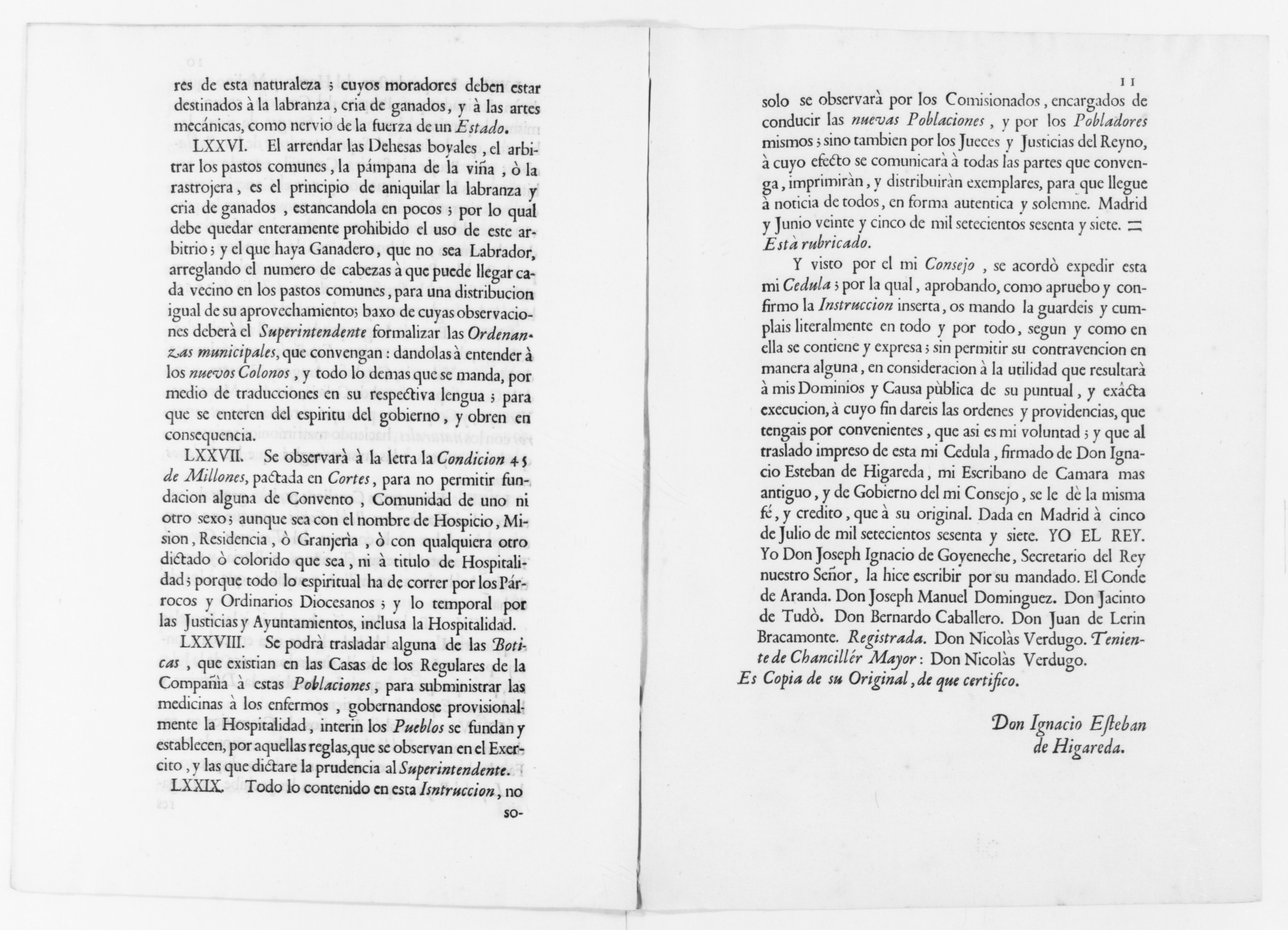 Scanned image of the current content page