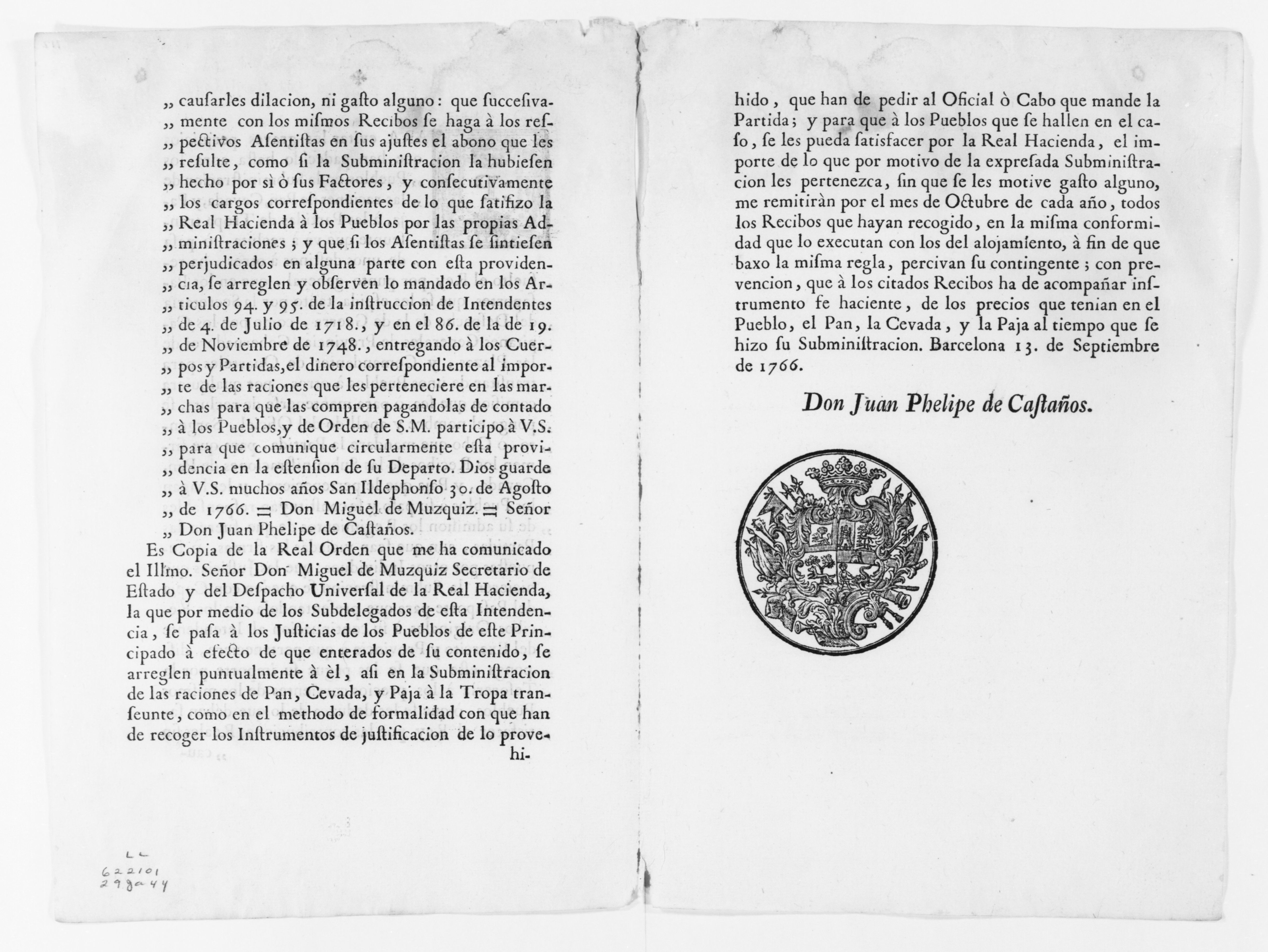 Scanned image of the current content page