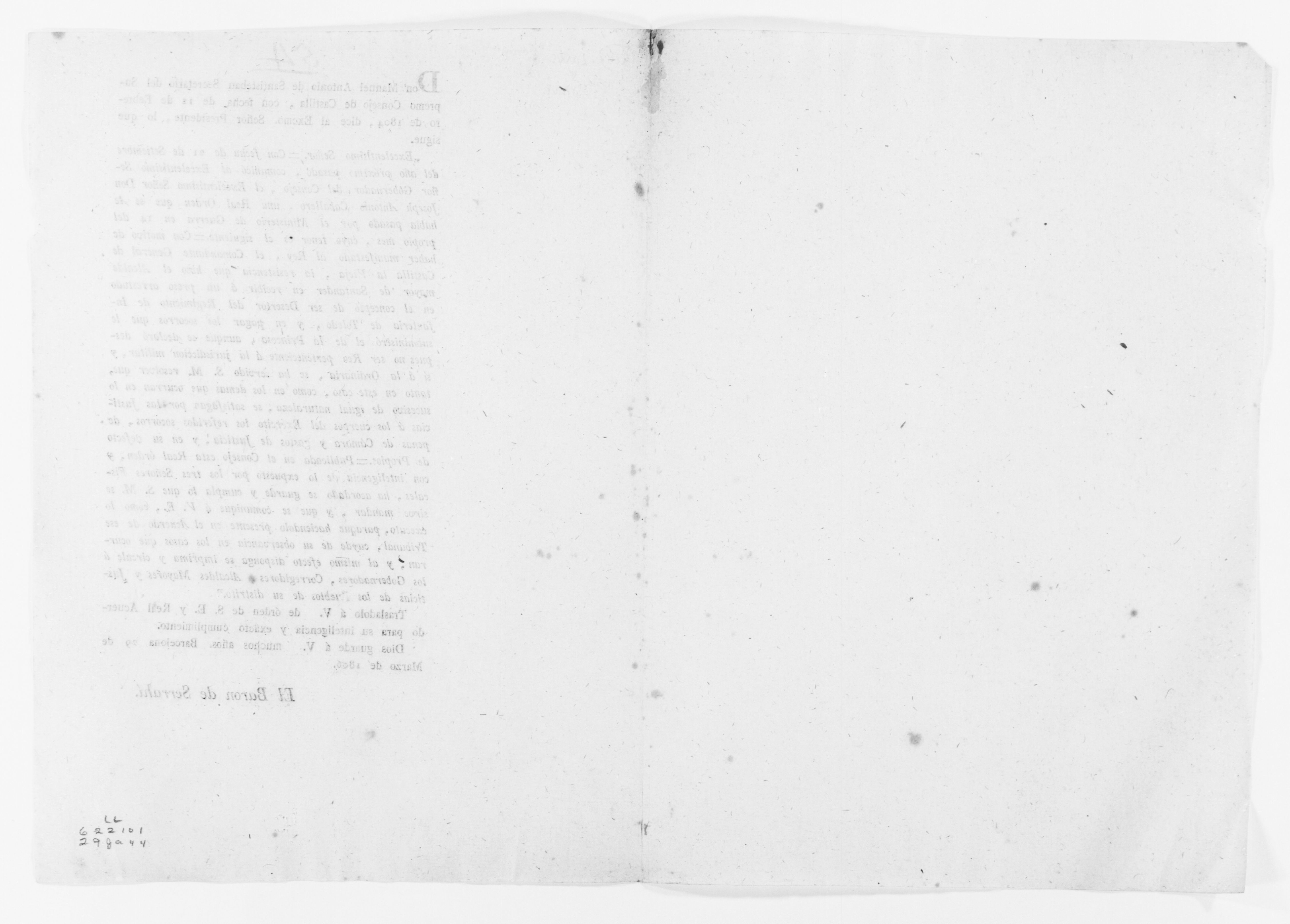 Scanned image of the current content page