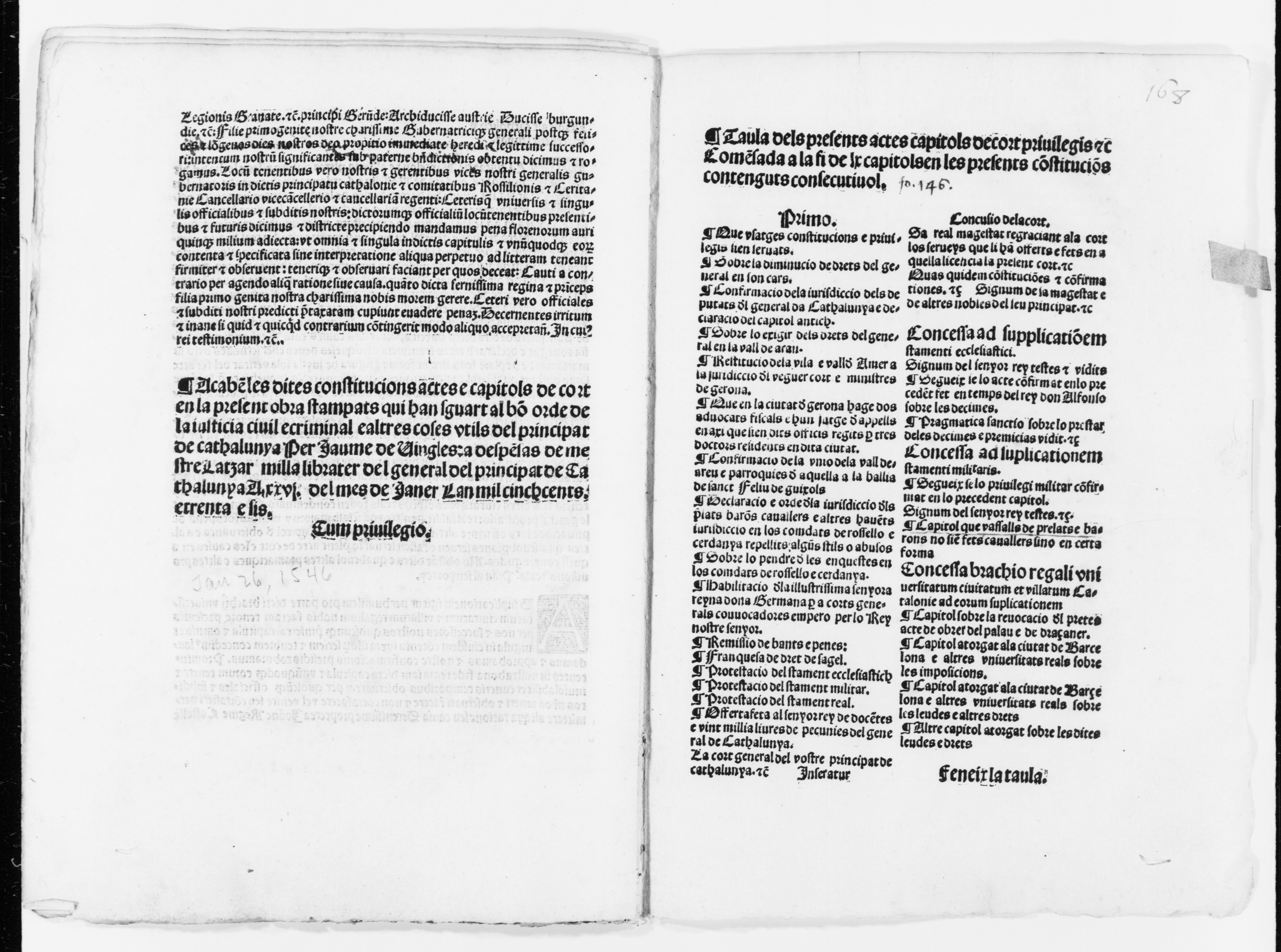 Scanned image of the current content page