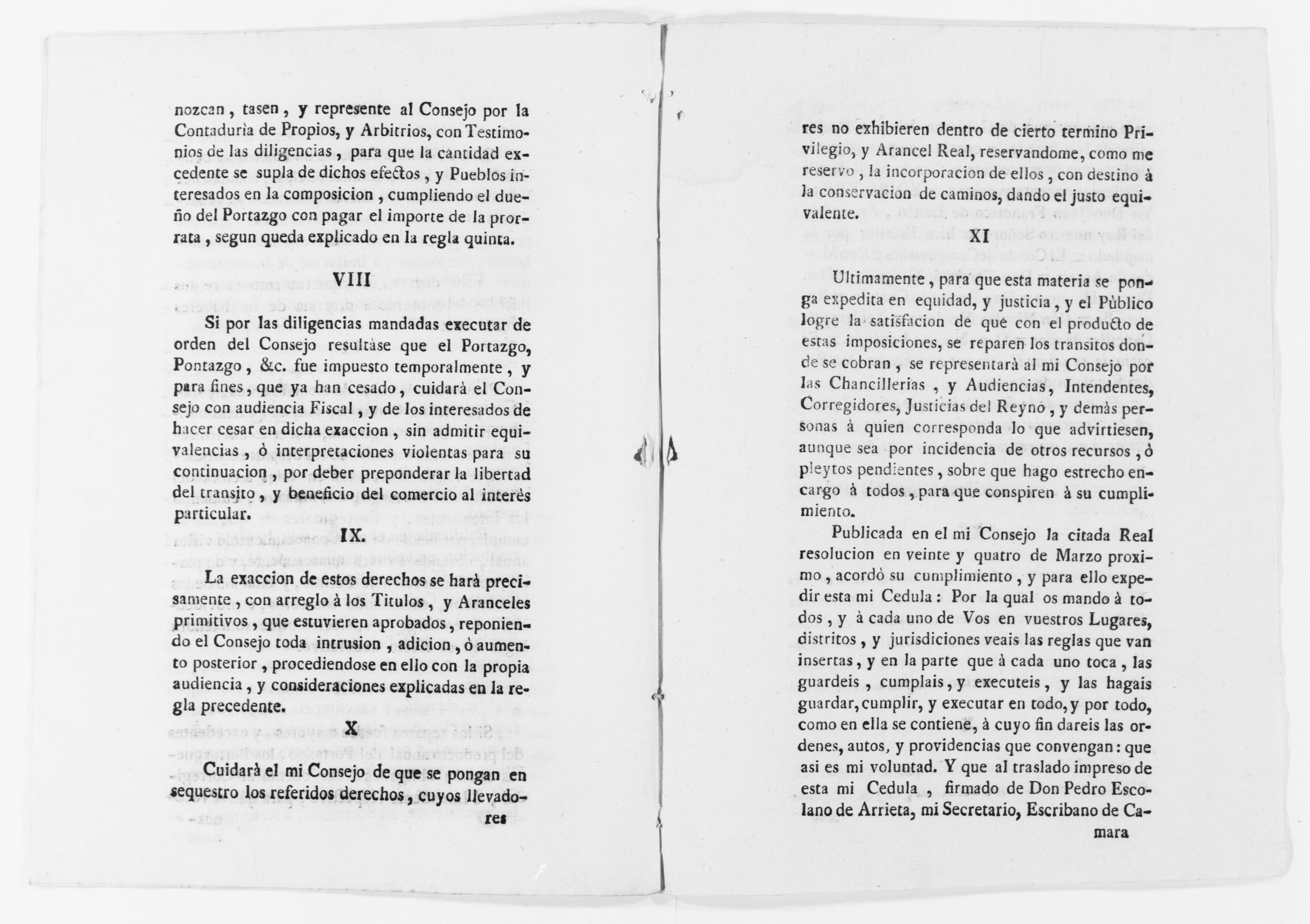 Scanned image of the current content page