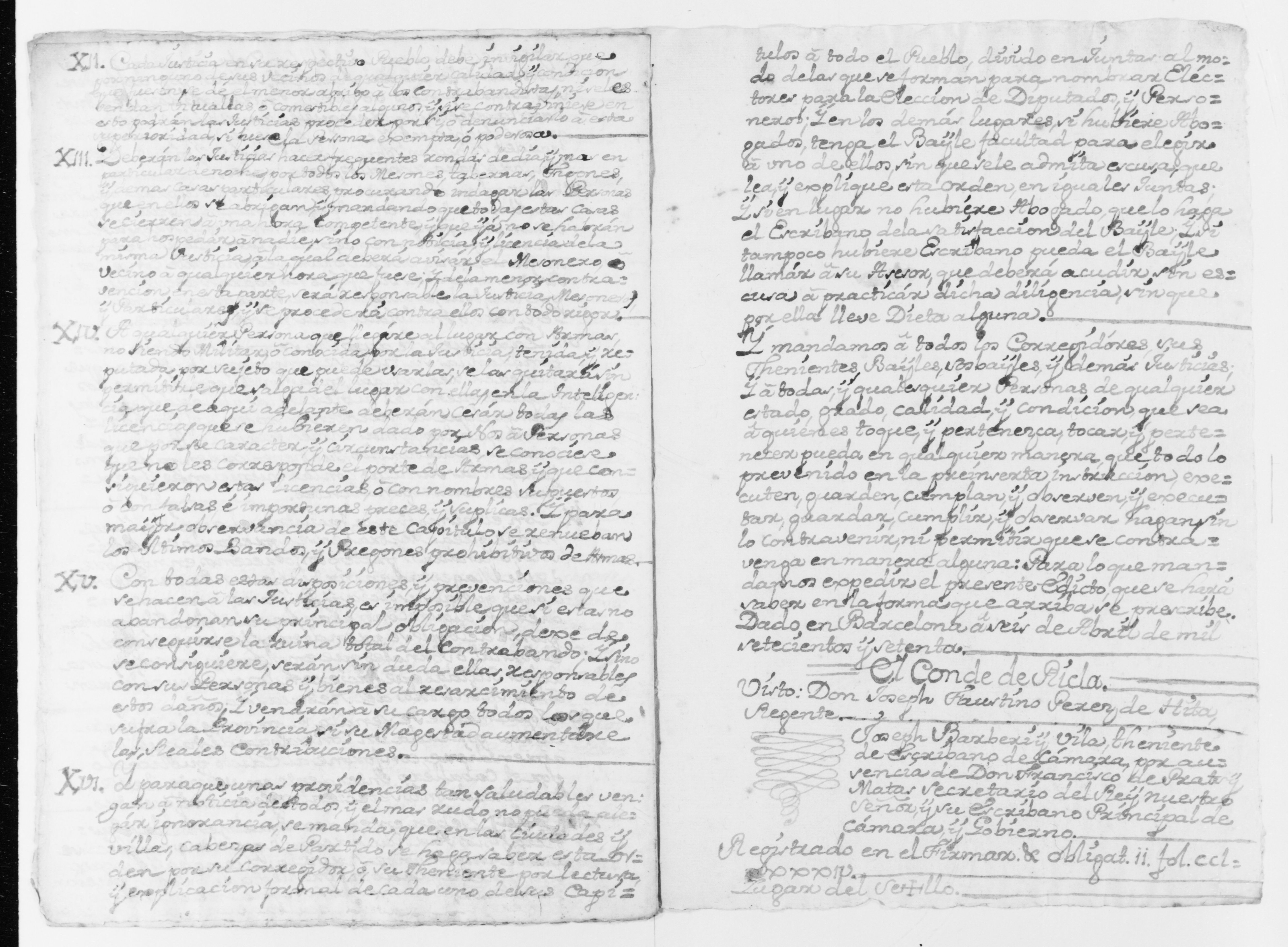Scanned image of the current content page