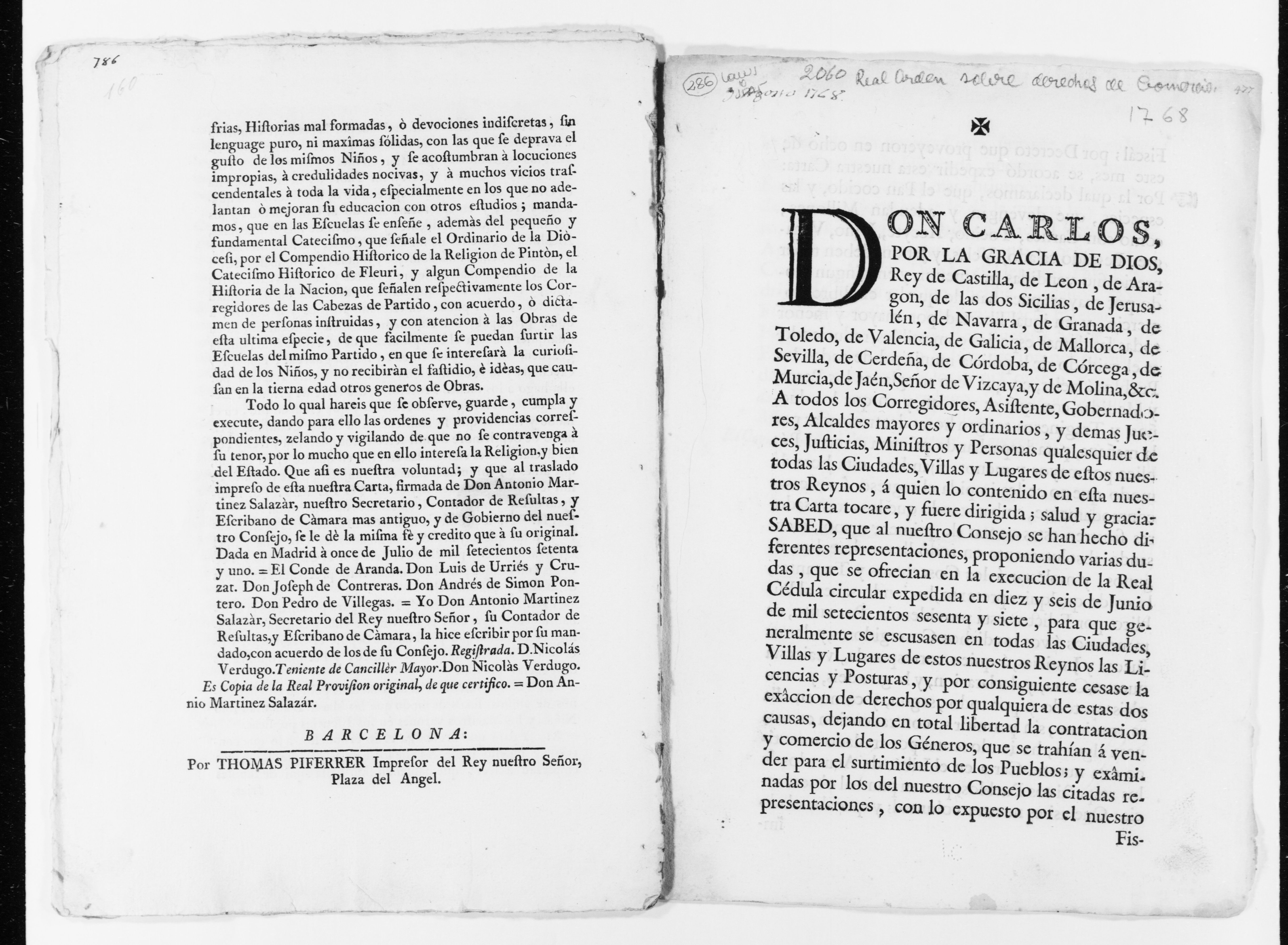 Scanned image of the current content page