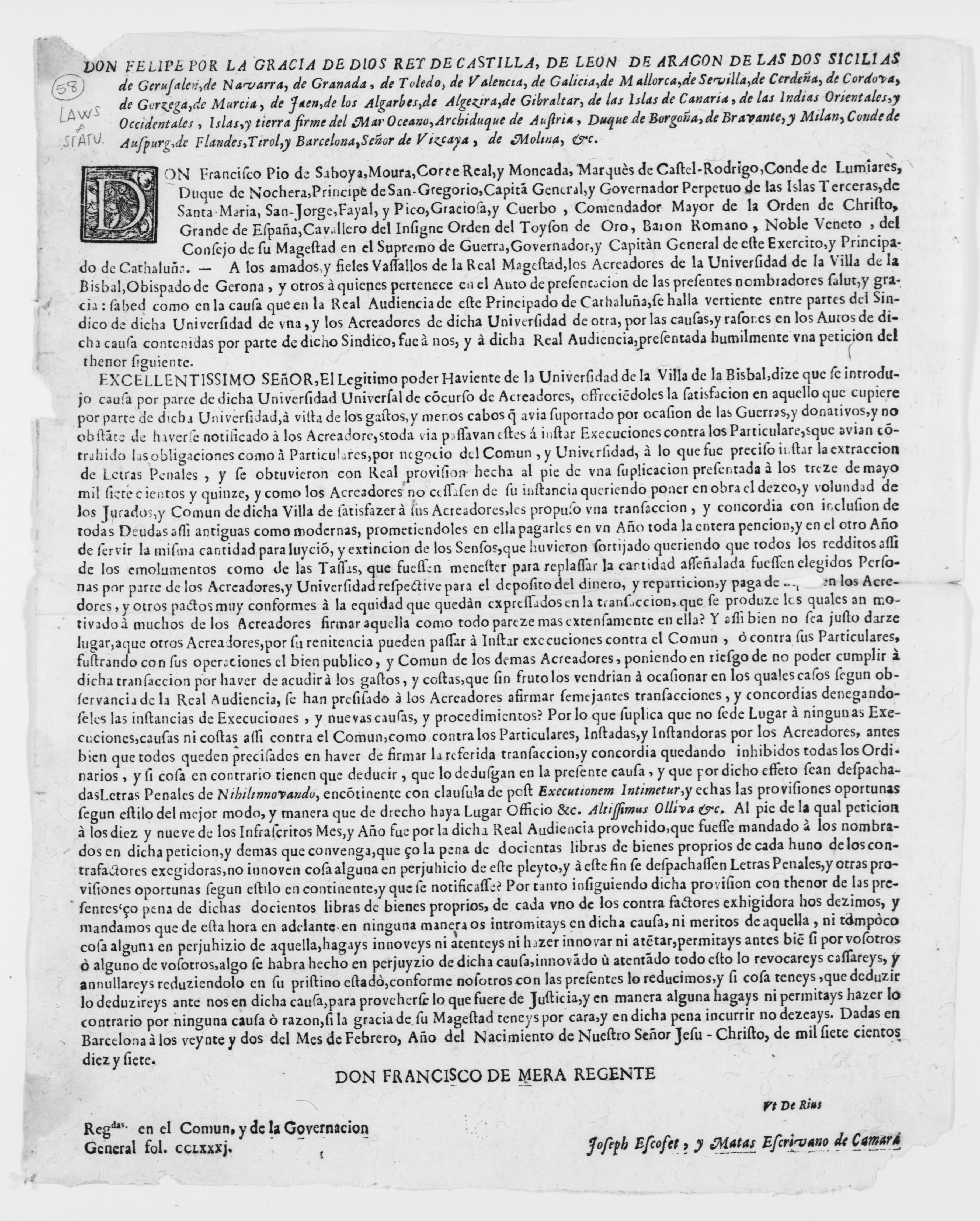 Scanned image of the current content page