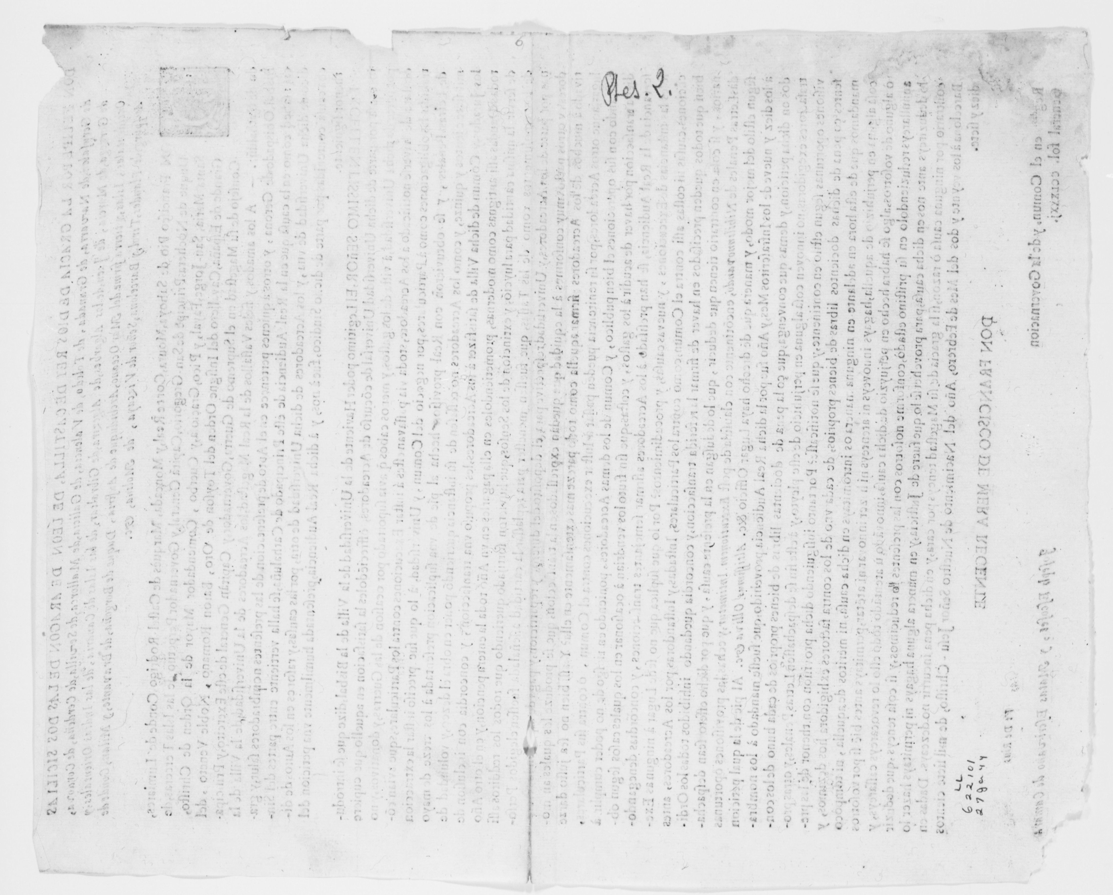 Scanned image of the current content page