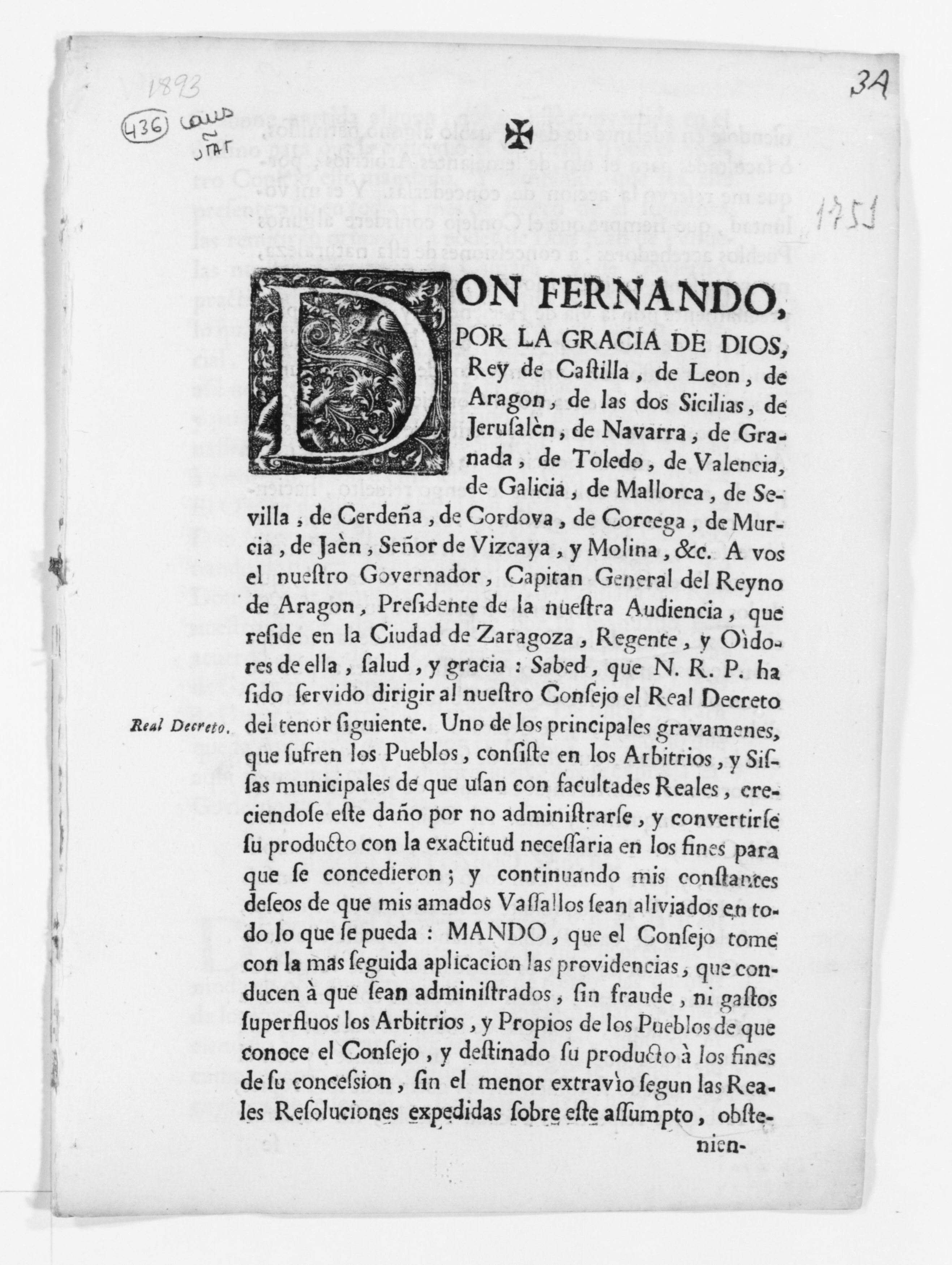 Scanned image of the current content page