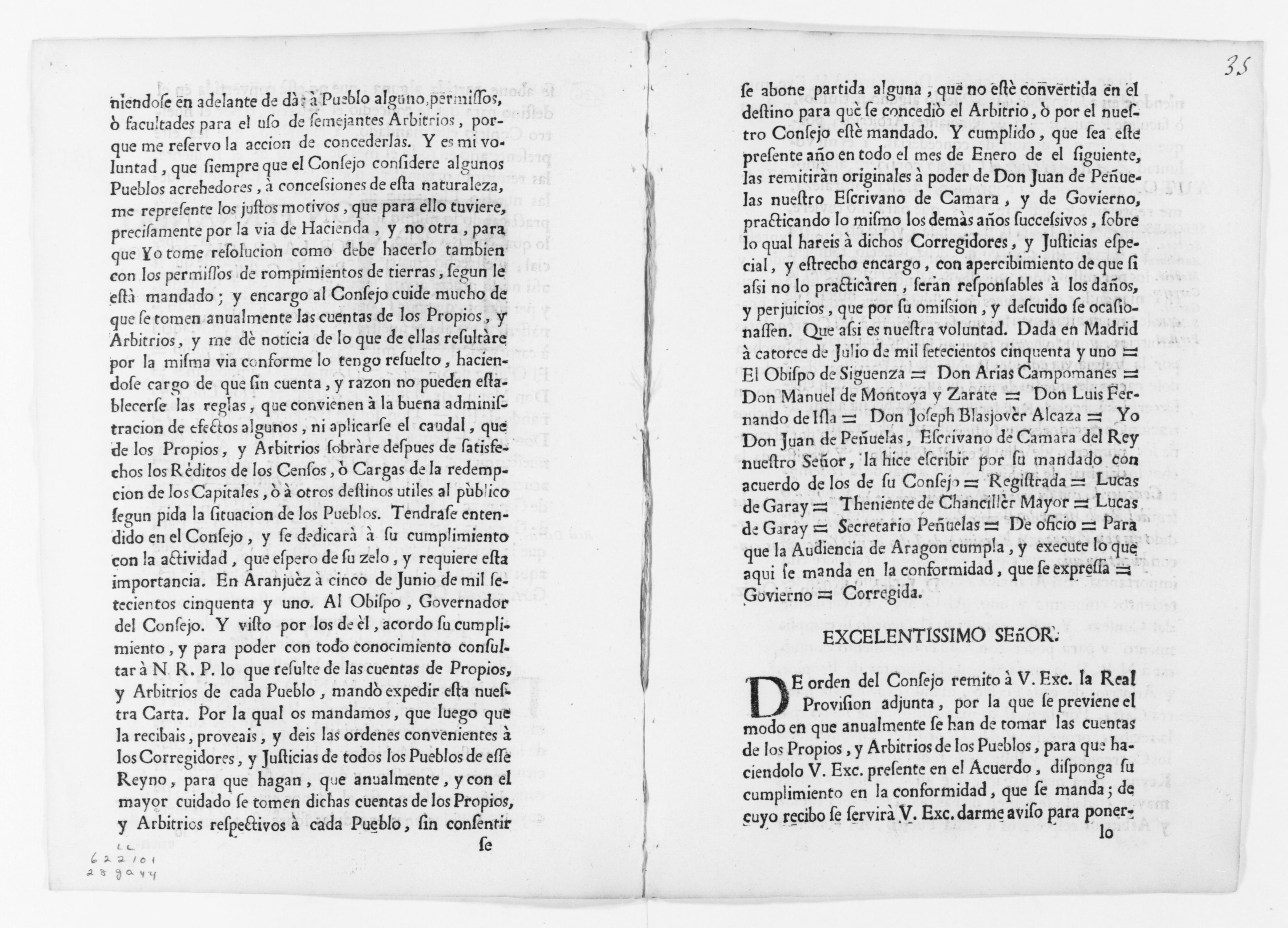 Scanned image of the current content page