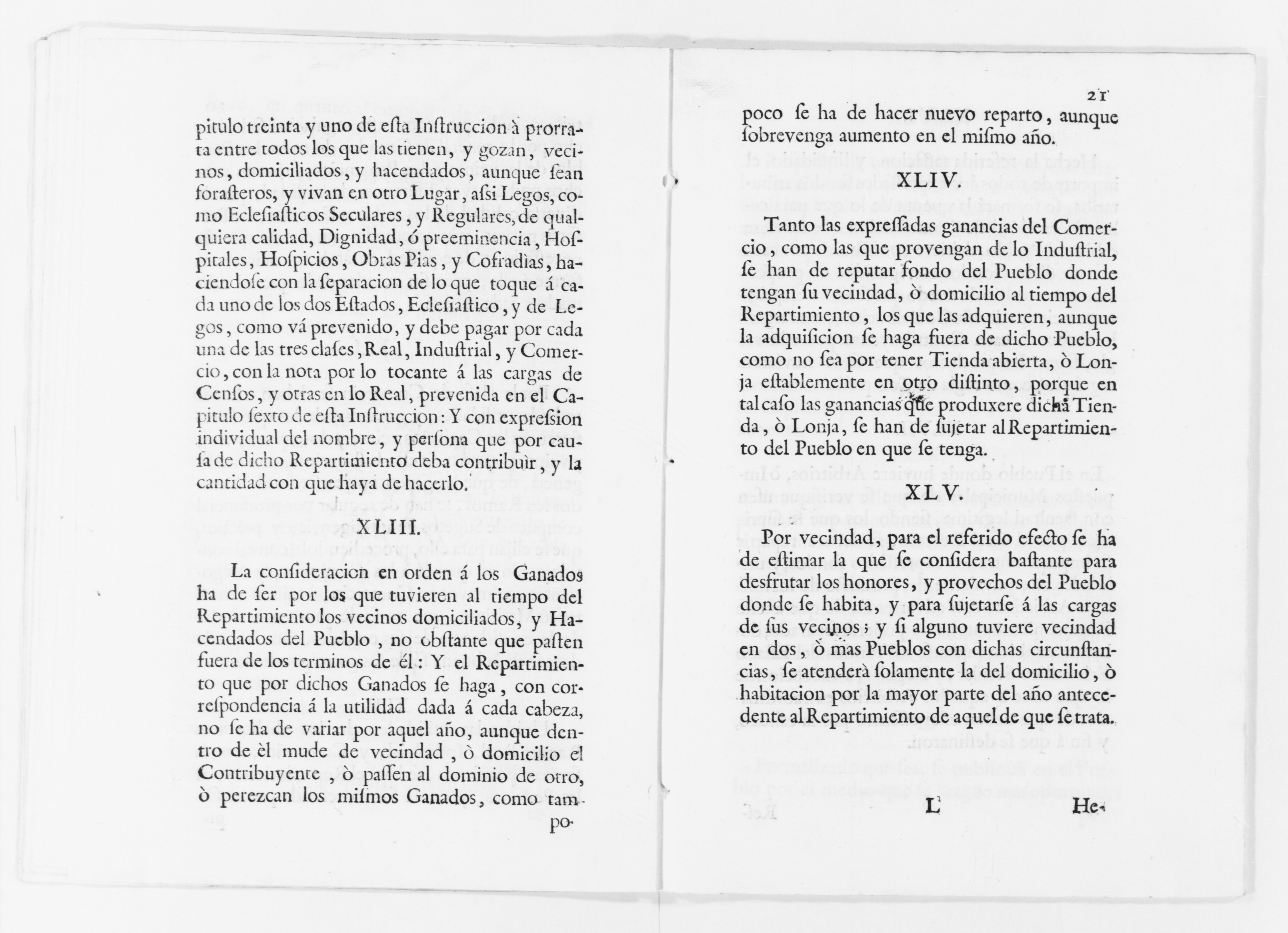 Scanned image of the current content page