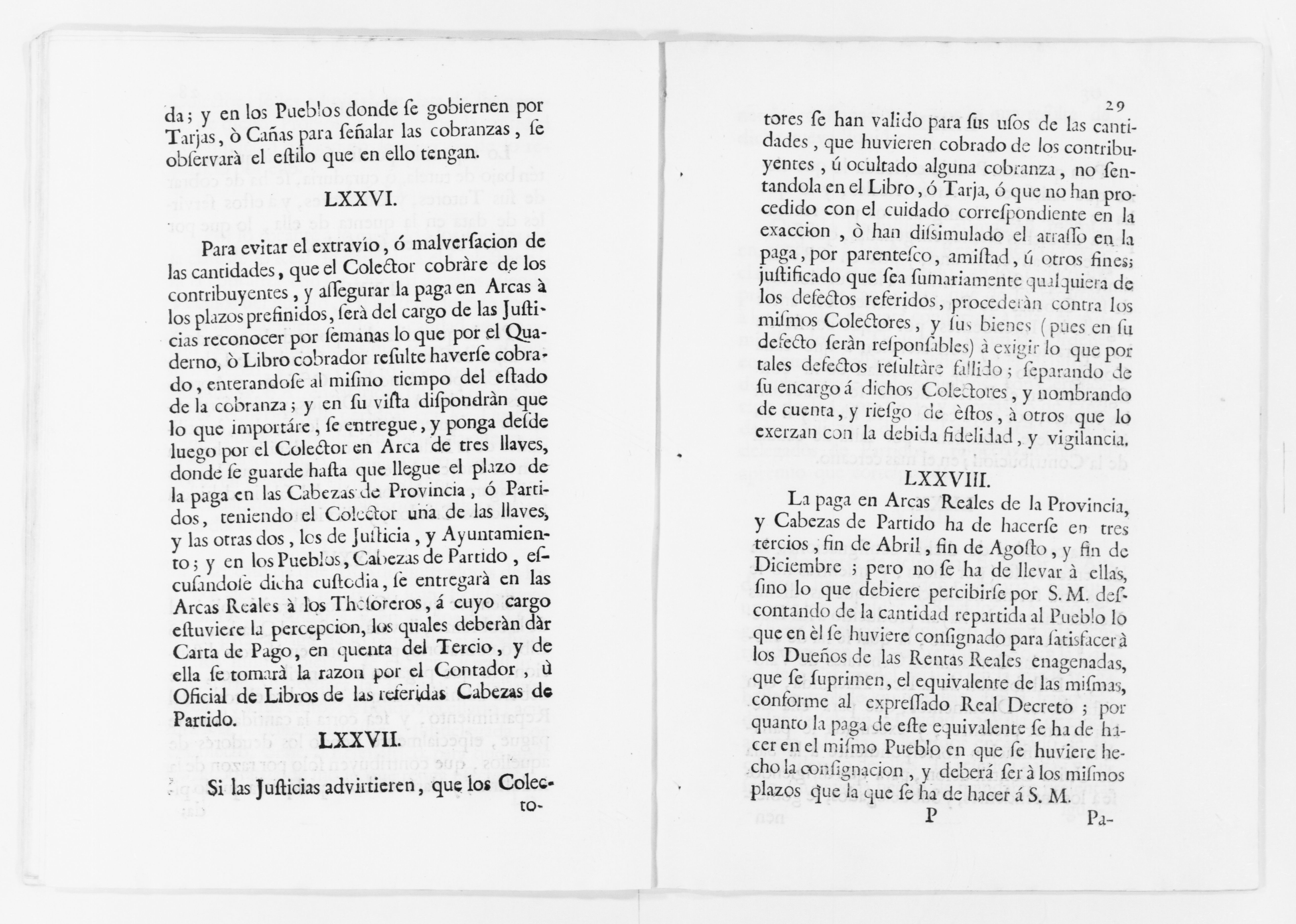 Scanned image of the current content page