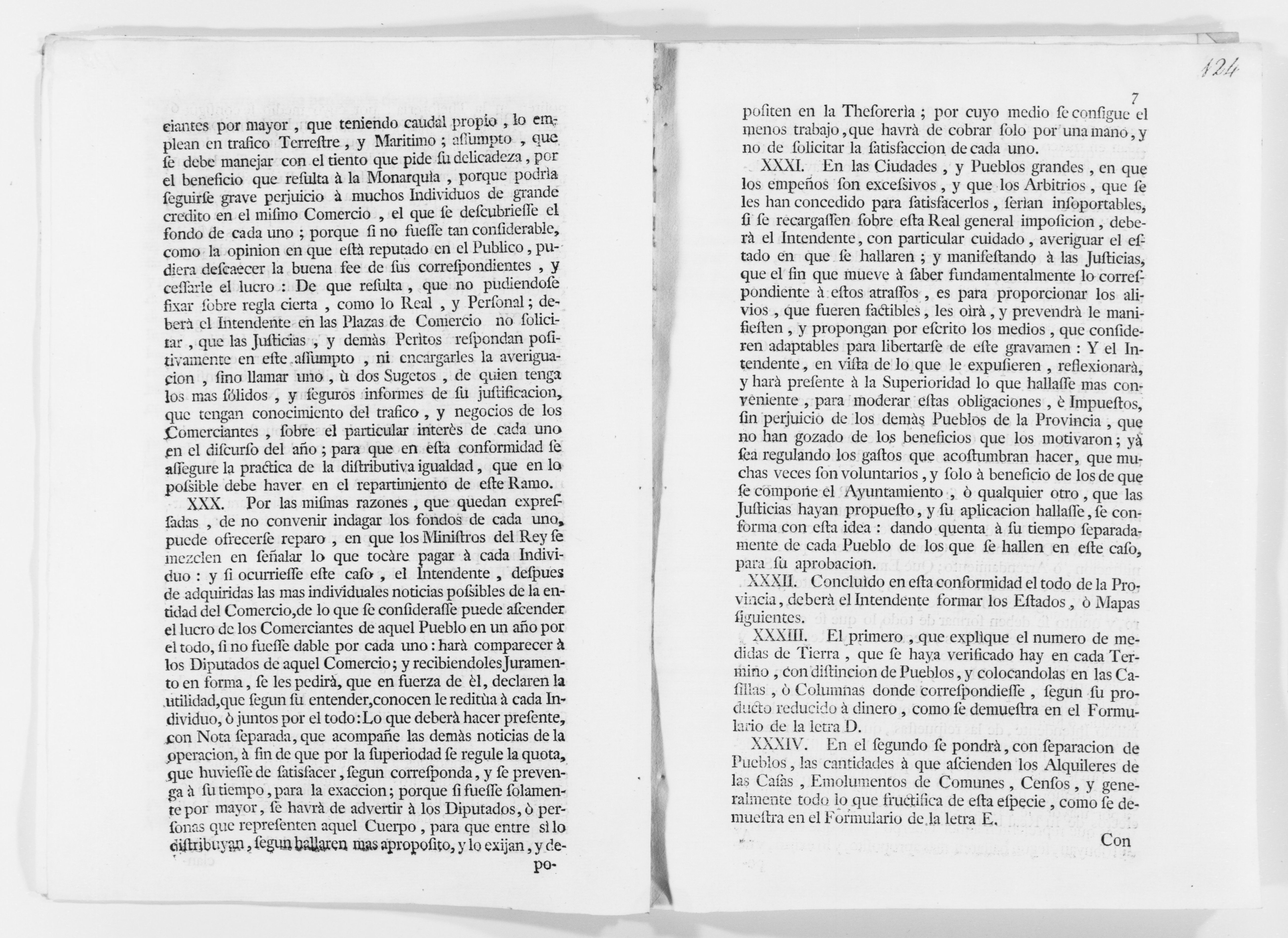 Scanned image of the current content page