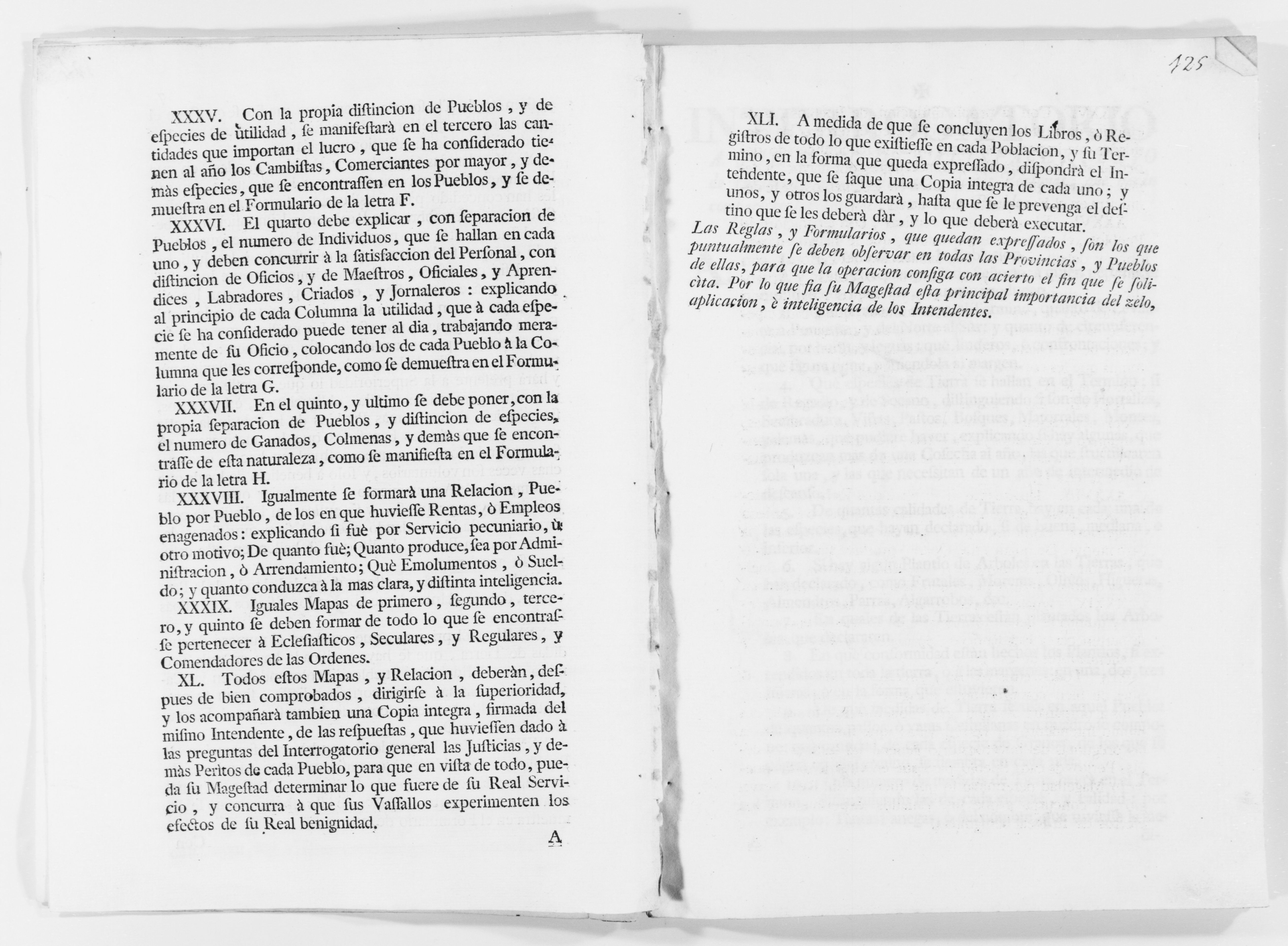 Scanned image of the current content page