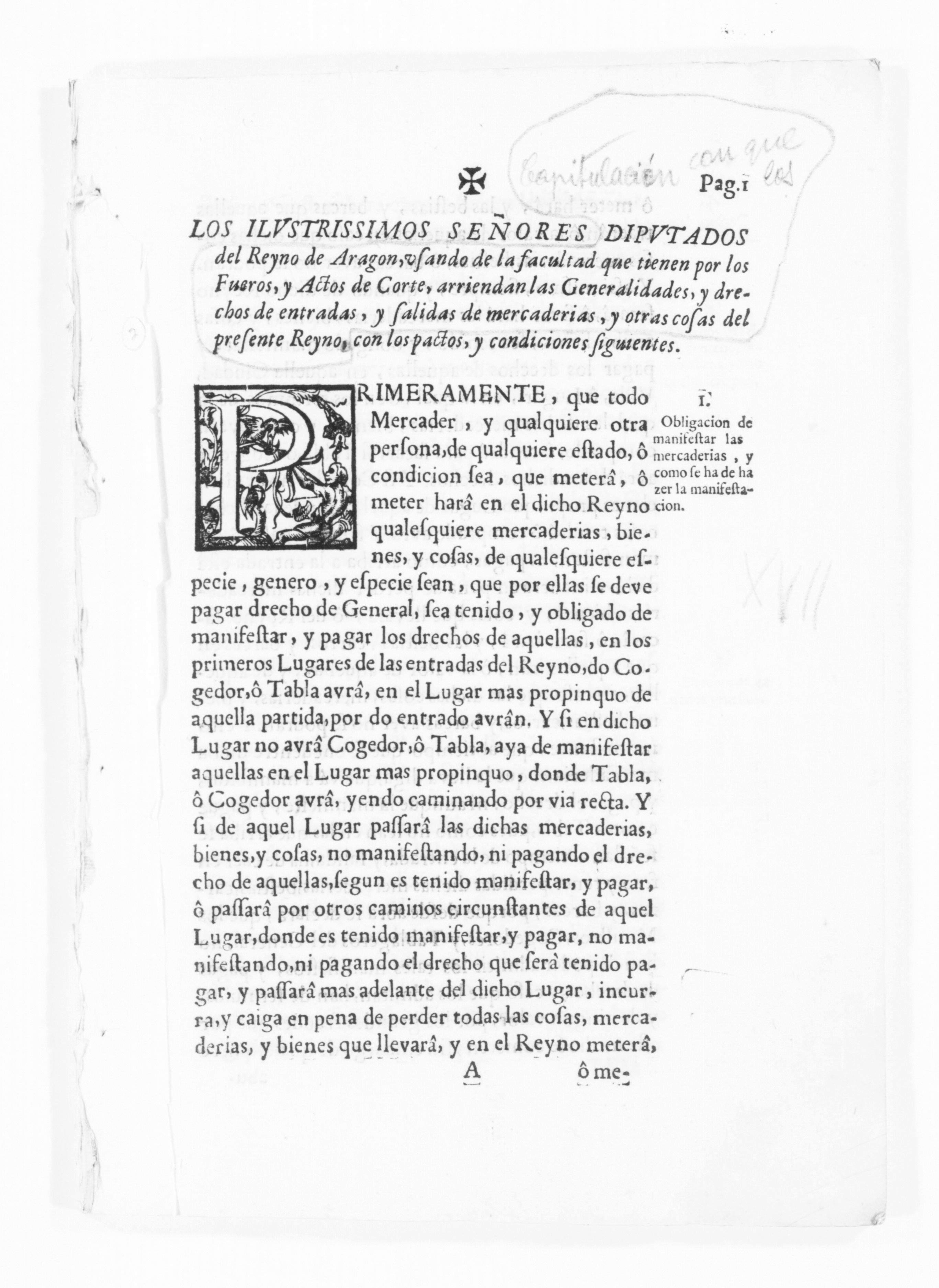Scanned image of the current content page