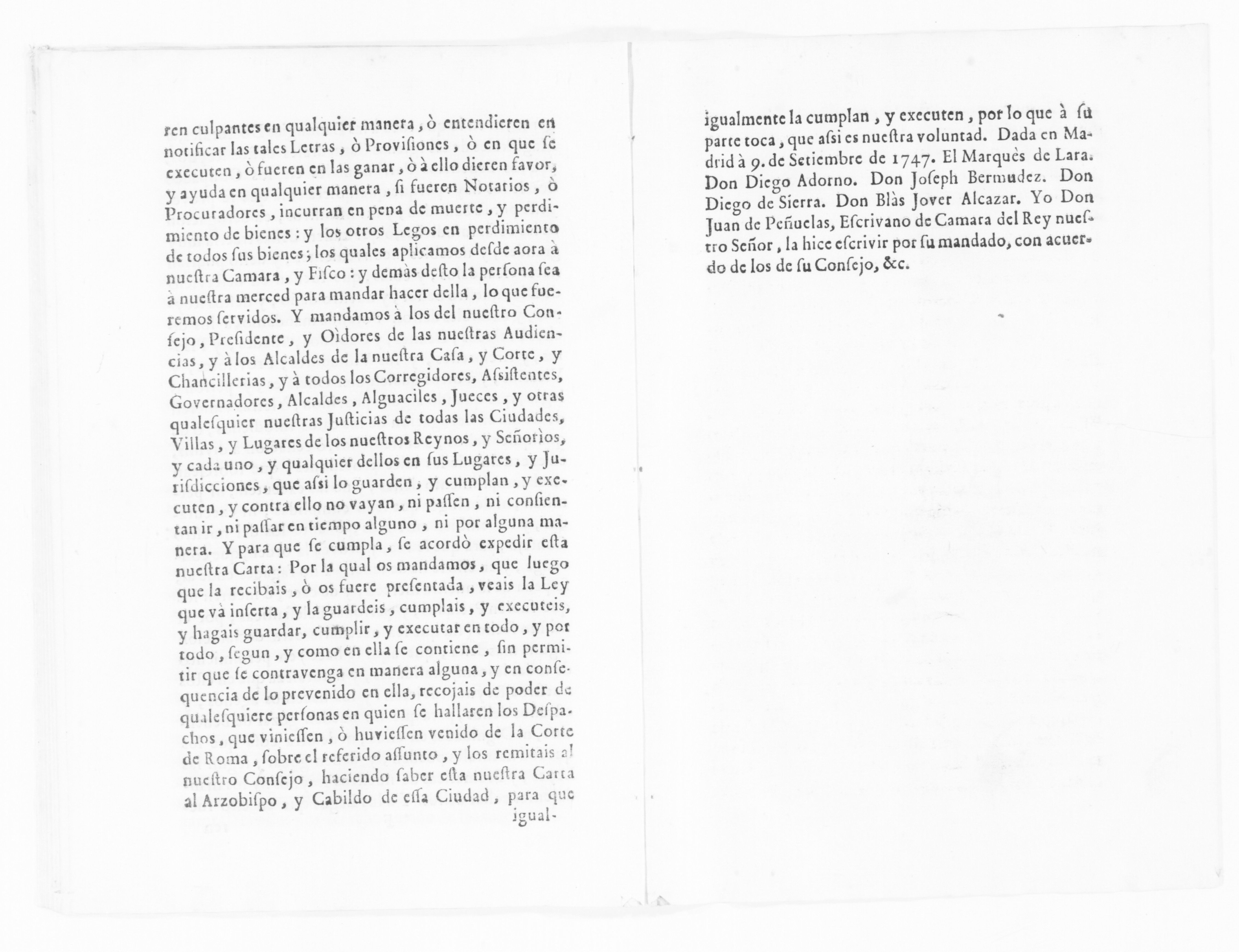 Scanned image of the current content page