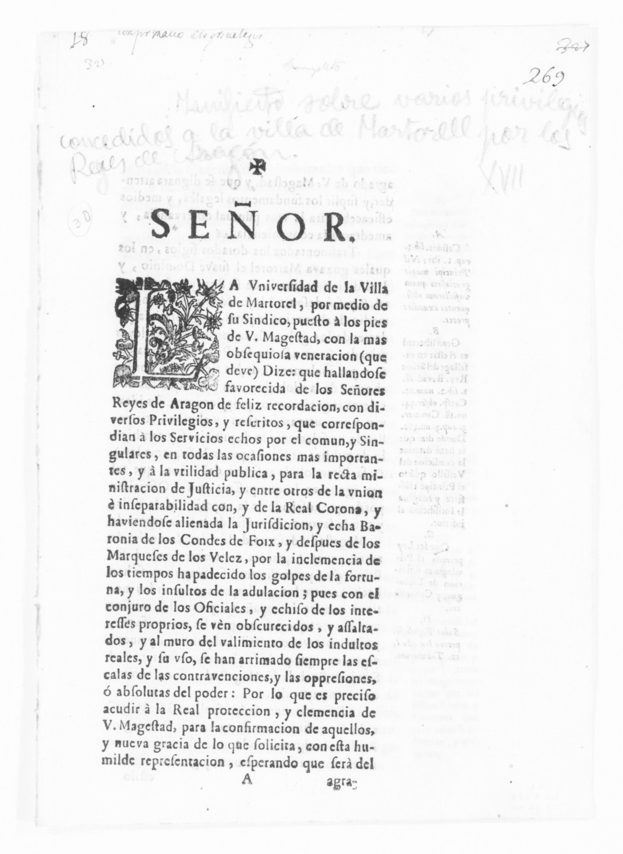 Scanned image of the current content page