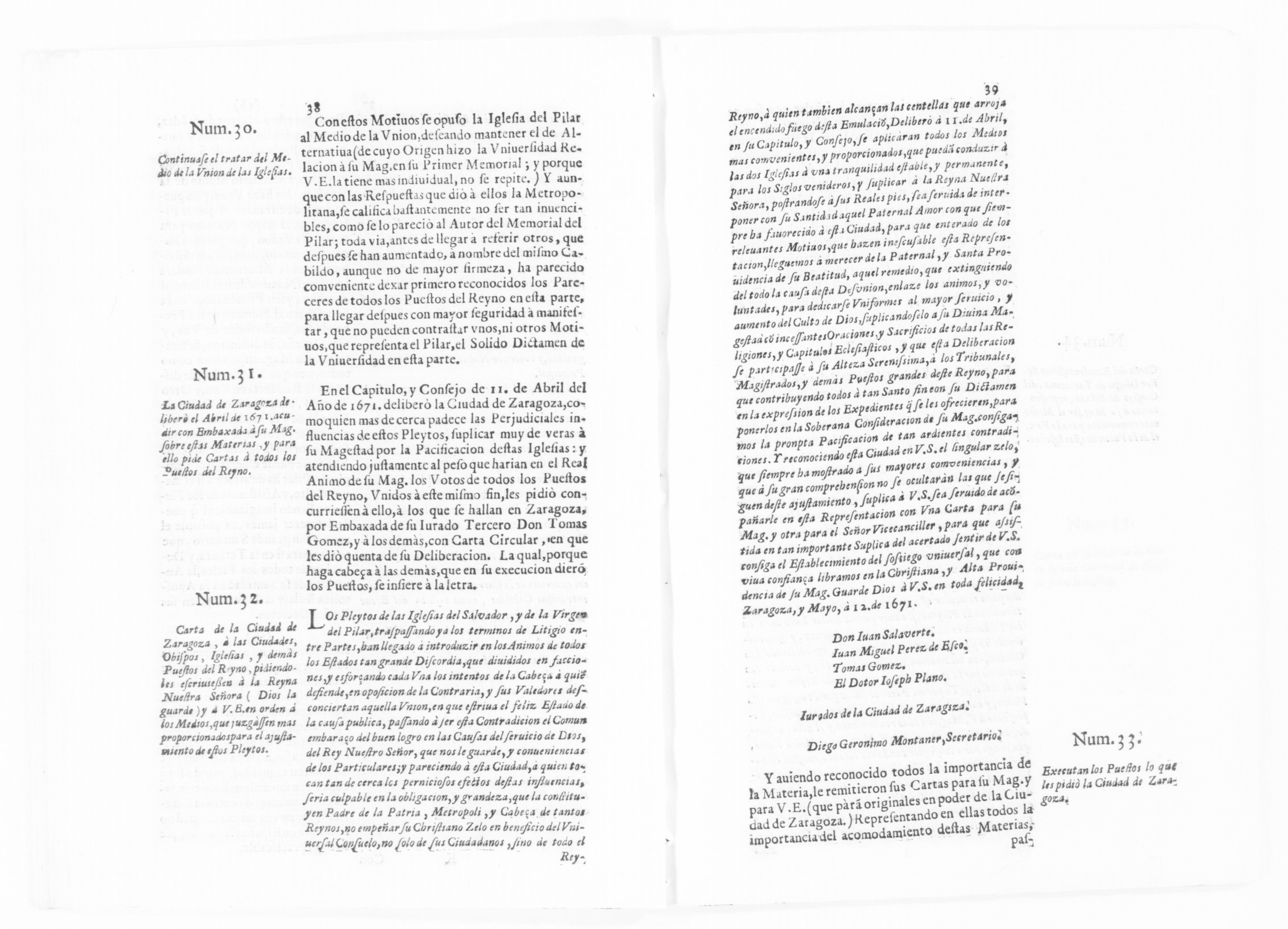 Scanned image of the current content page