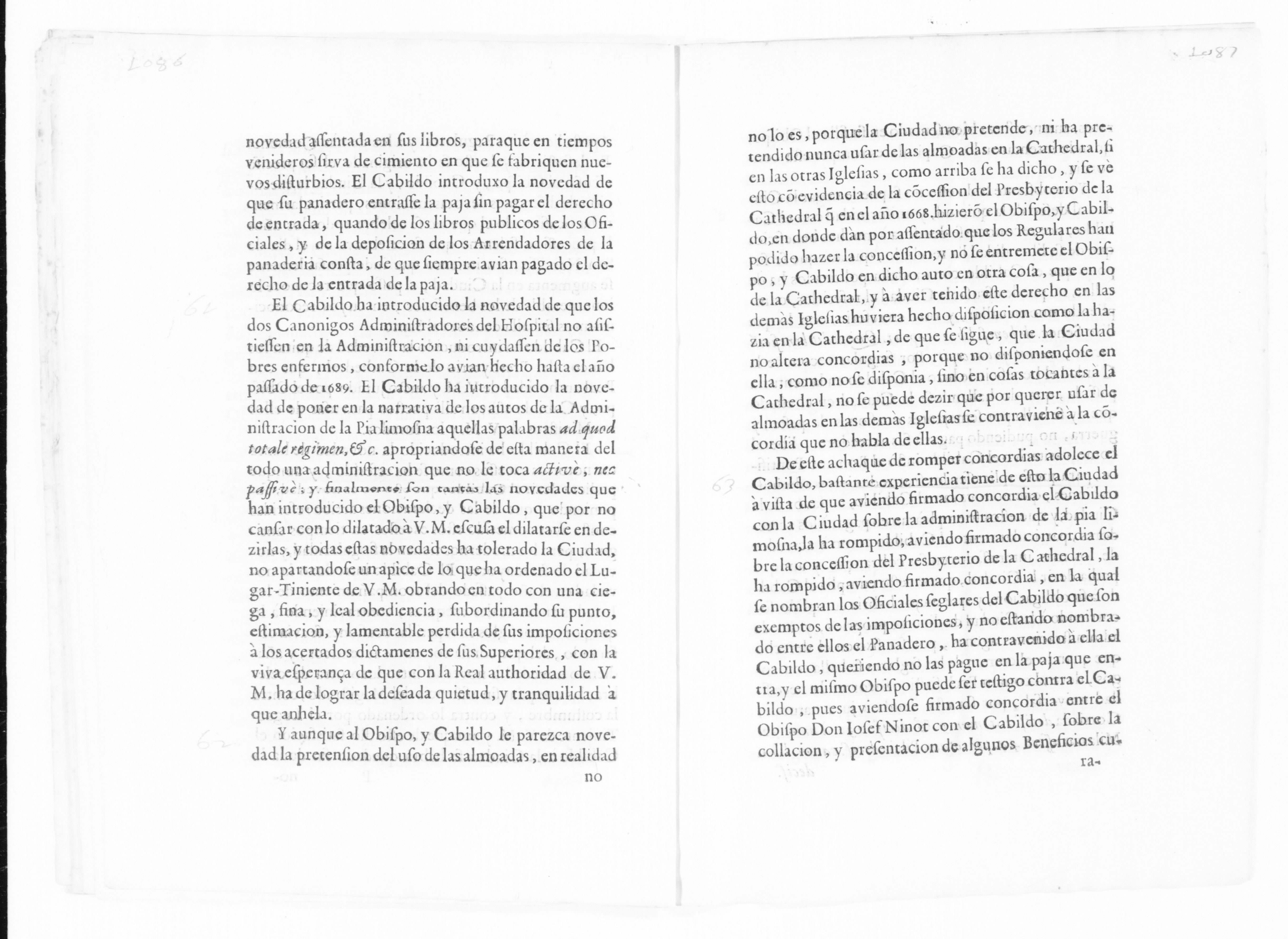 Scanned image of the current content page