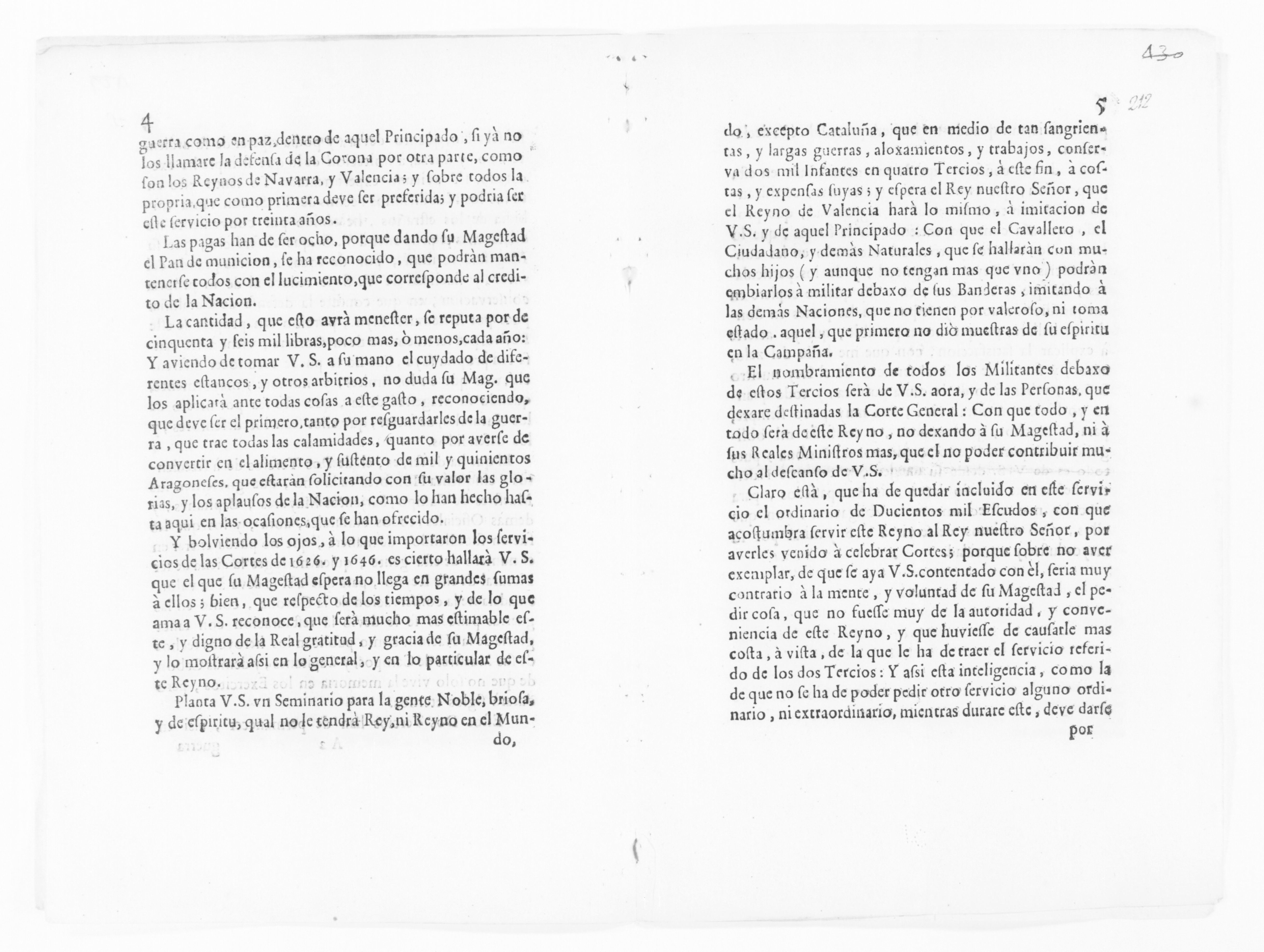 Scanned image of the current content page