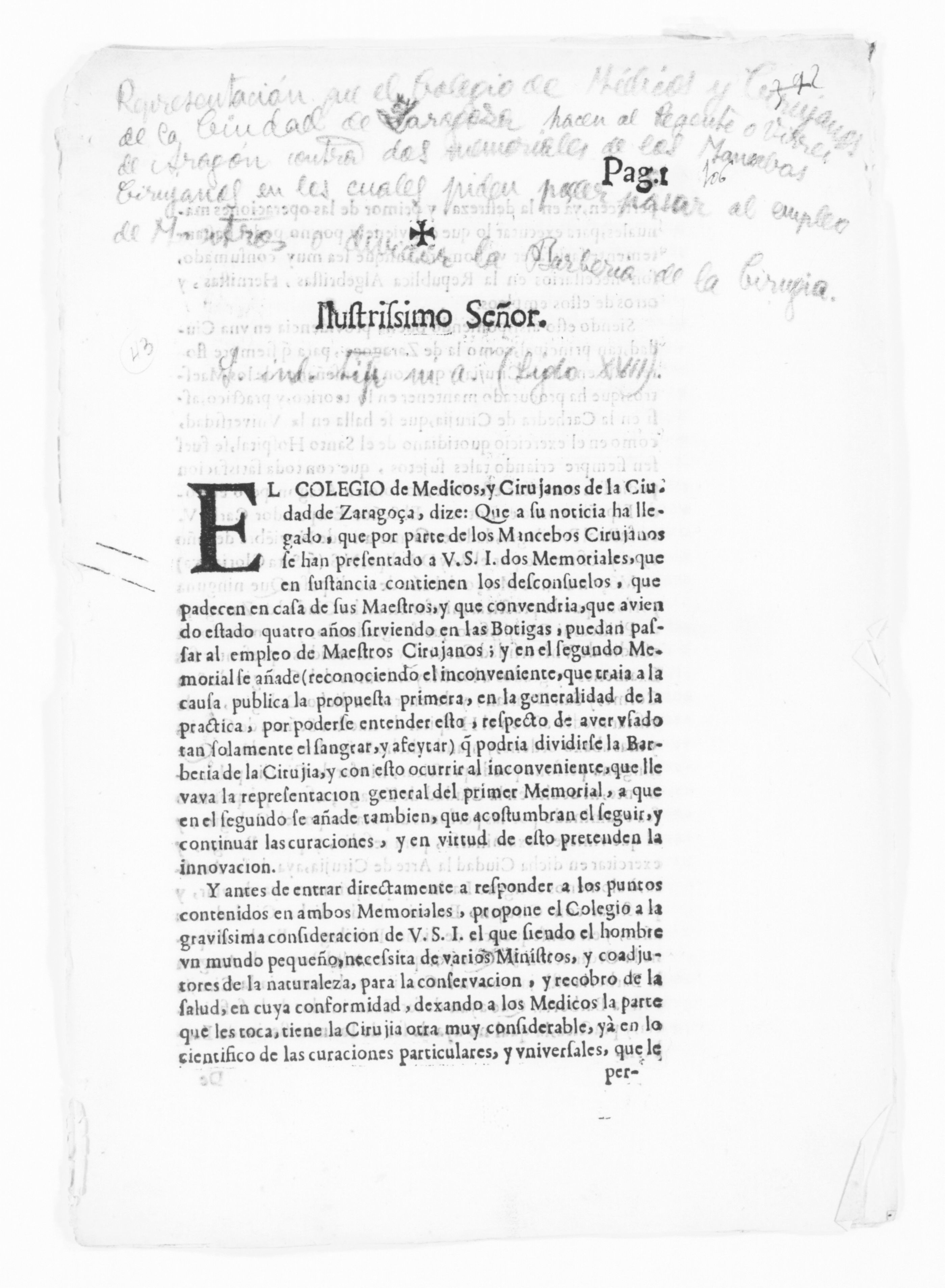 Scanned image of the current content page