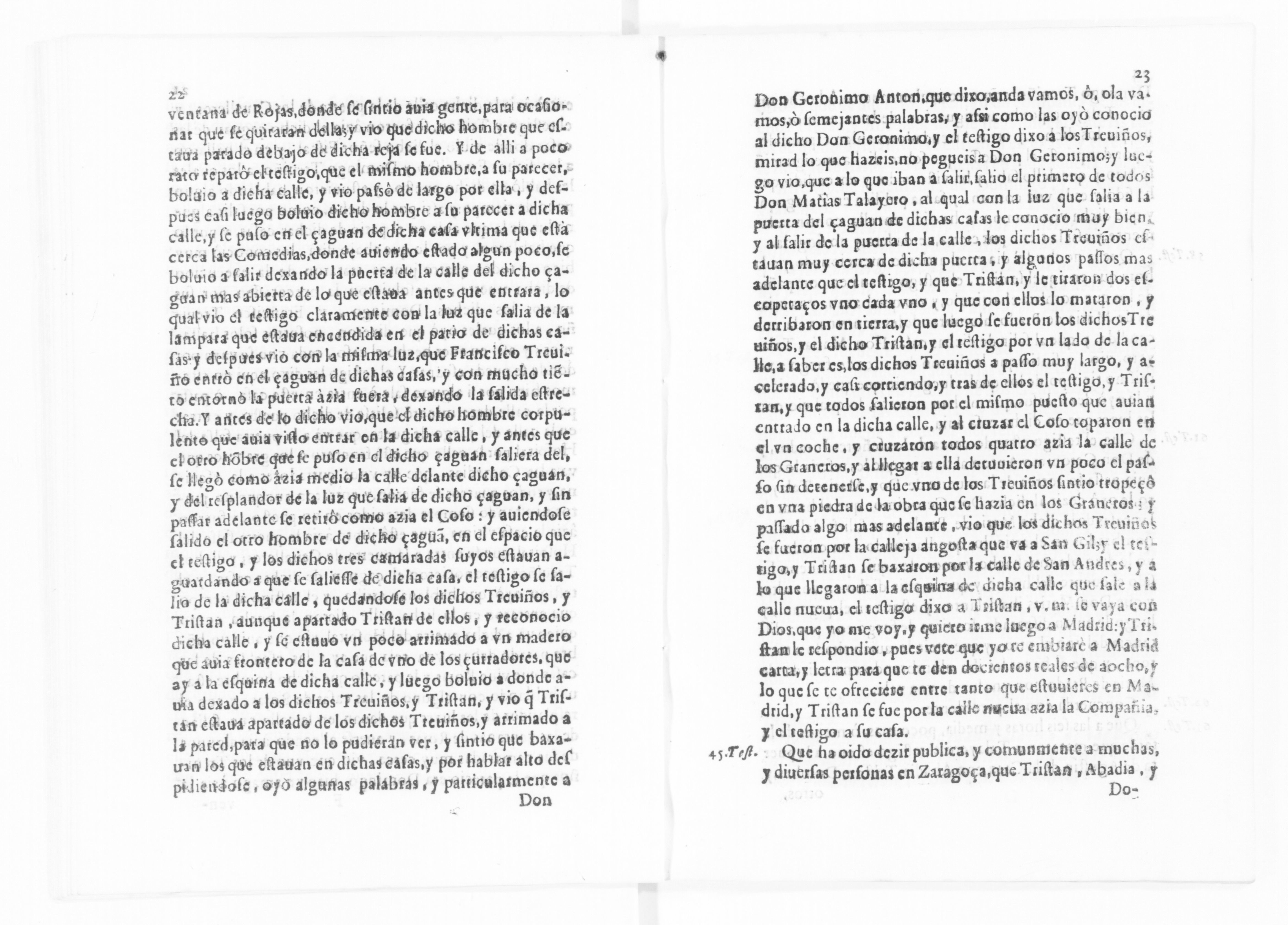 Scanned image of the current content page