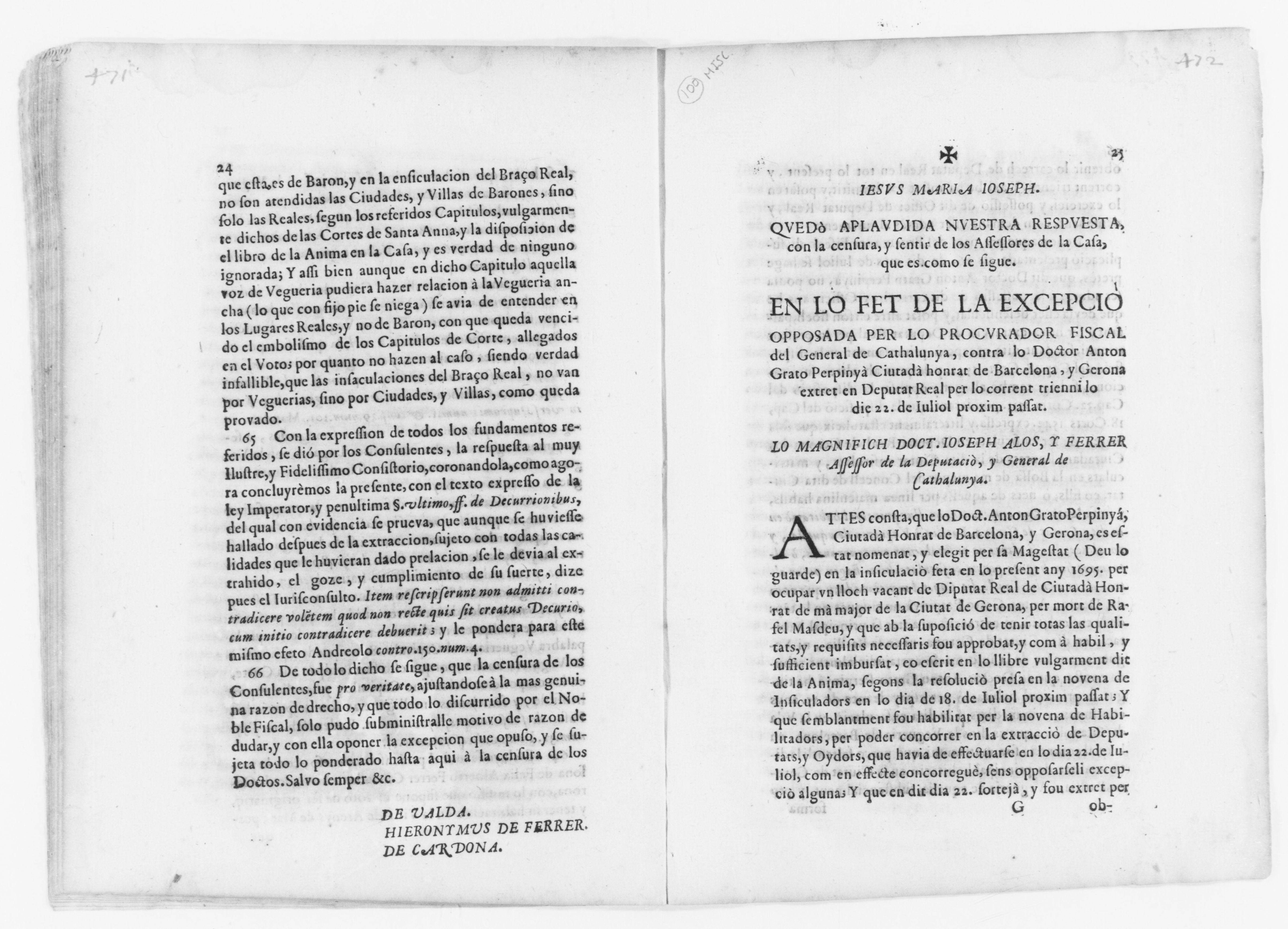 Scanned image of the current content page