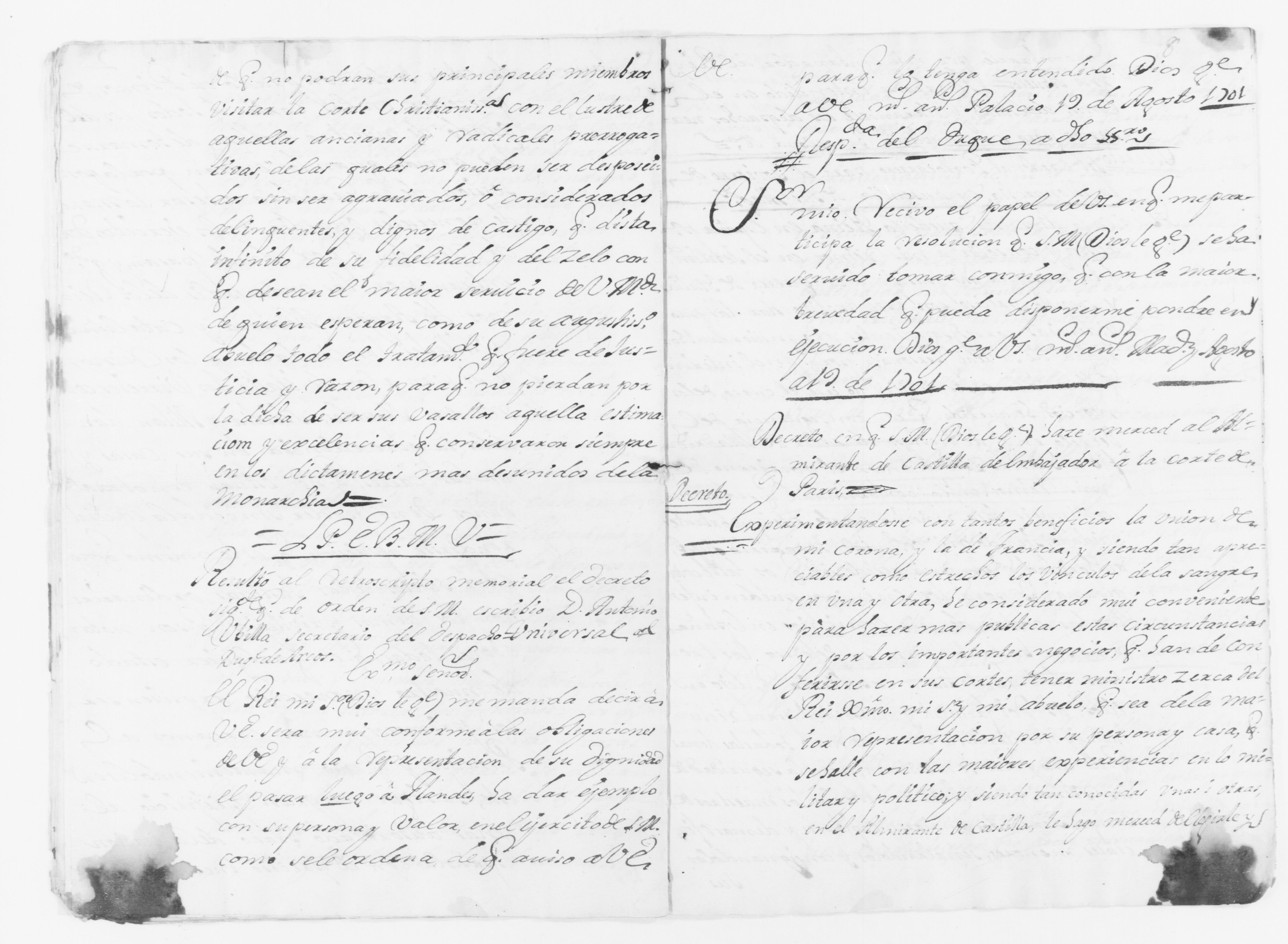 Scanned image of the current content page