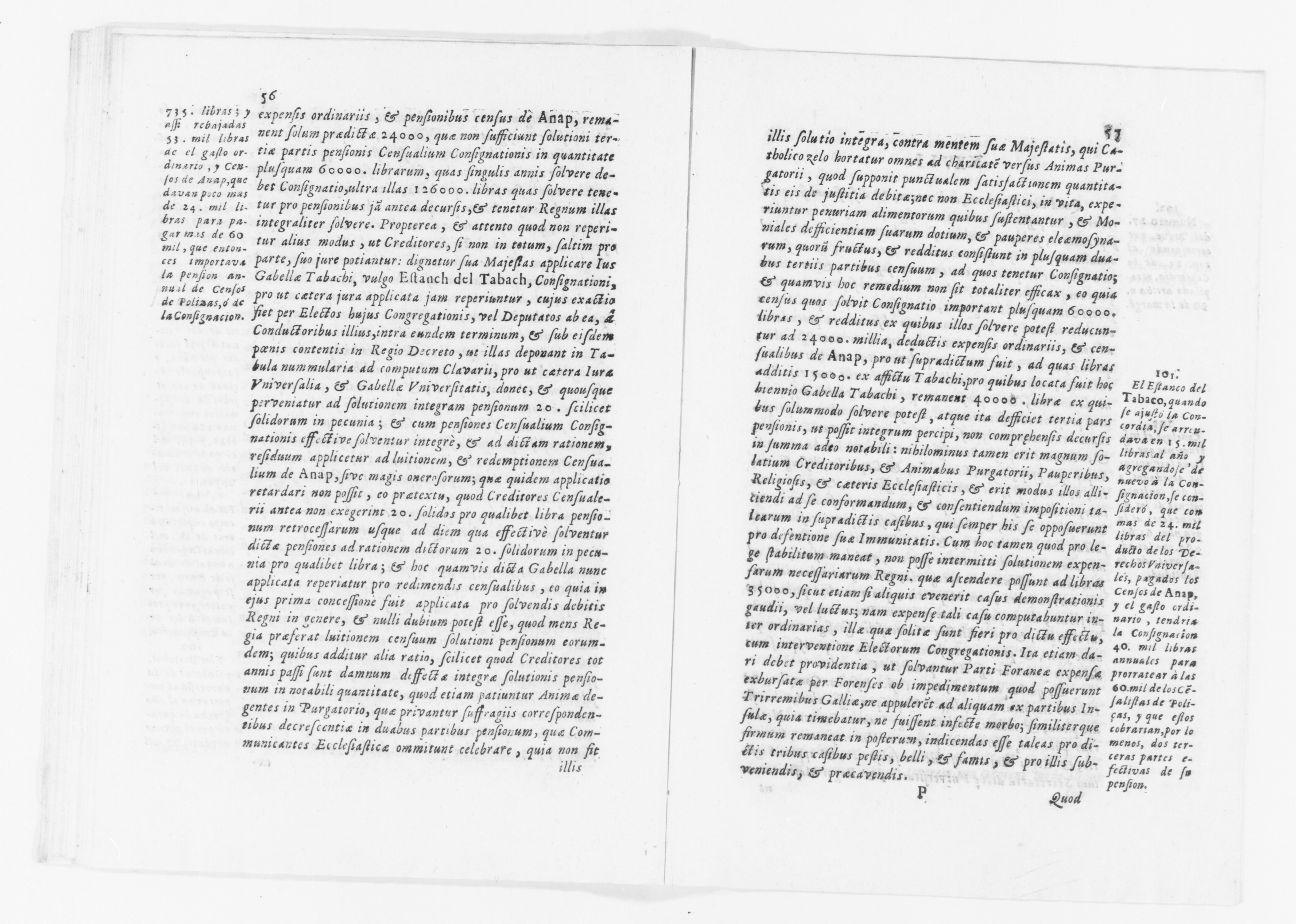 Scanned image of the current content page