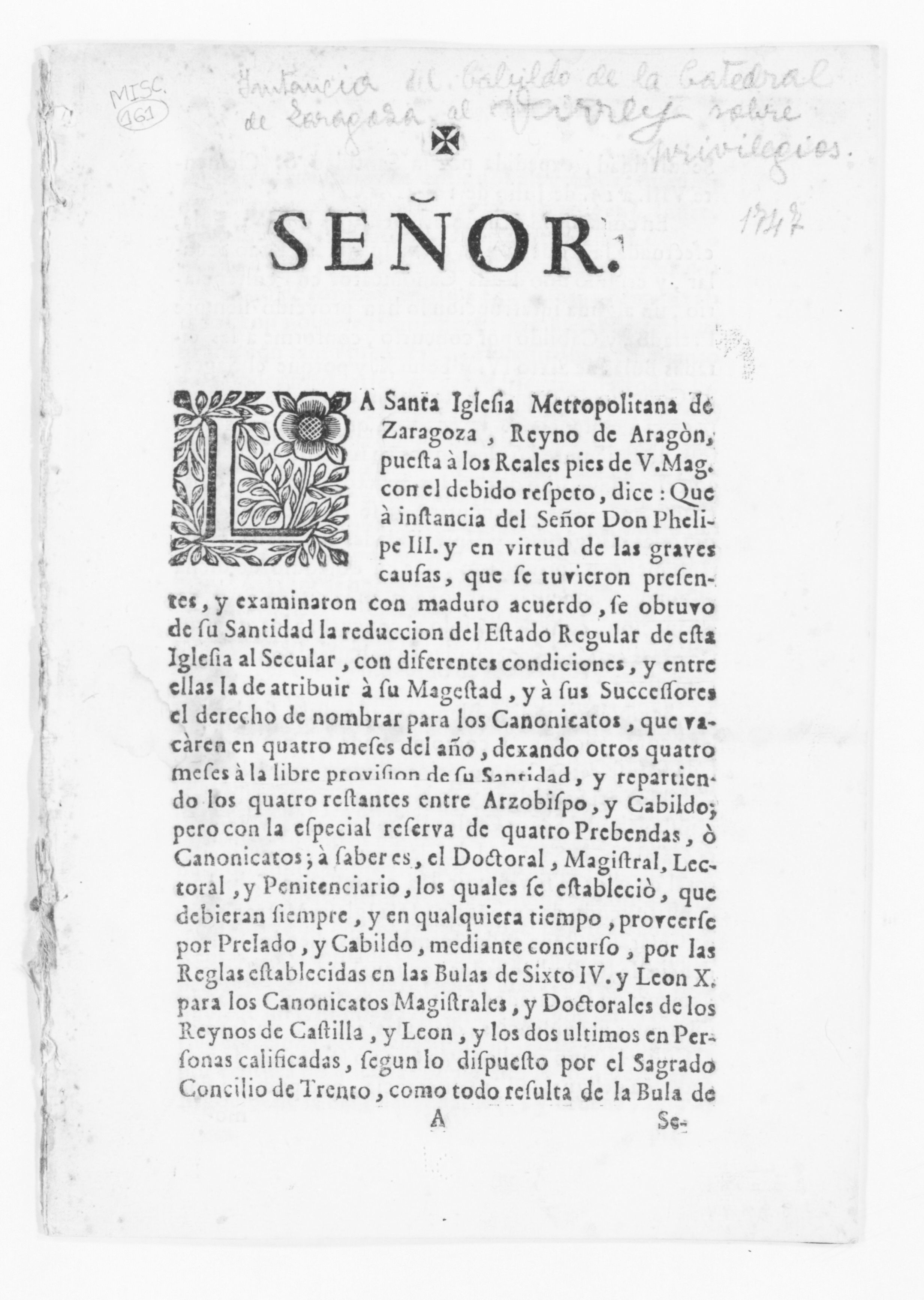 Scanned image of the current content page