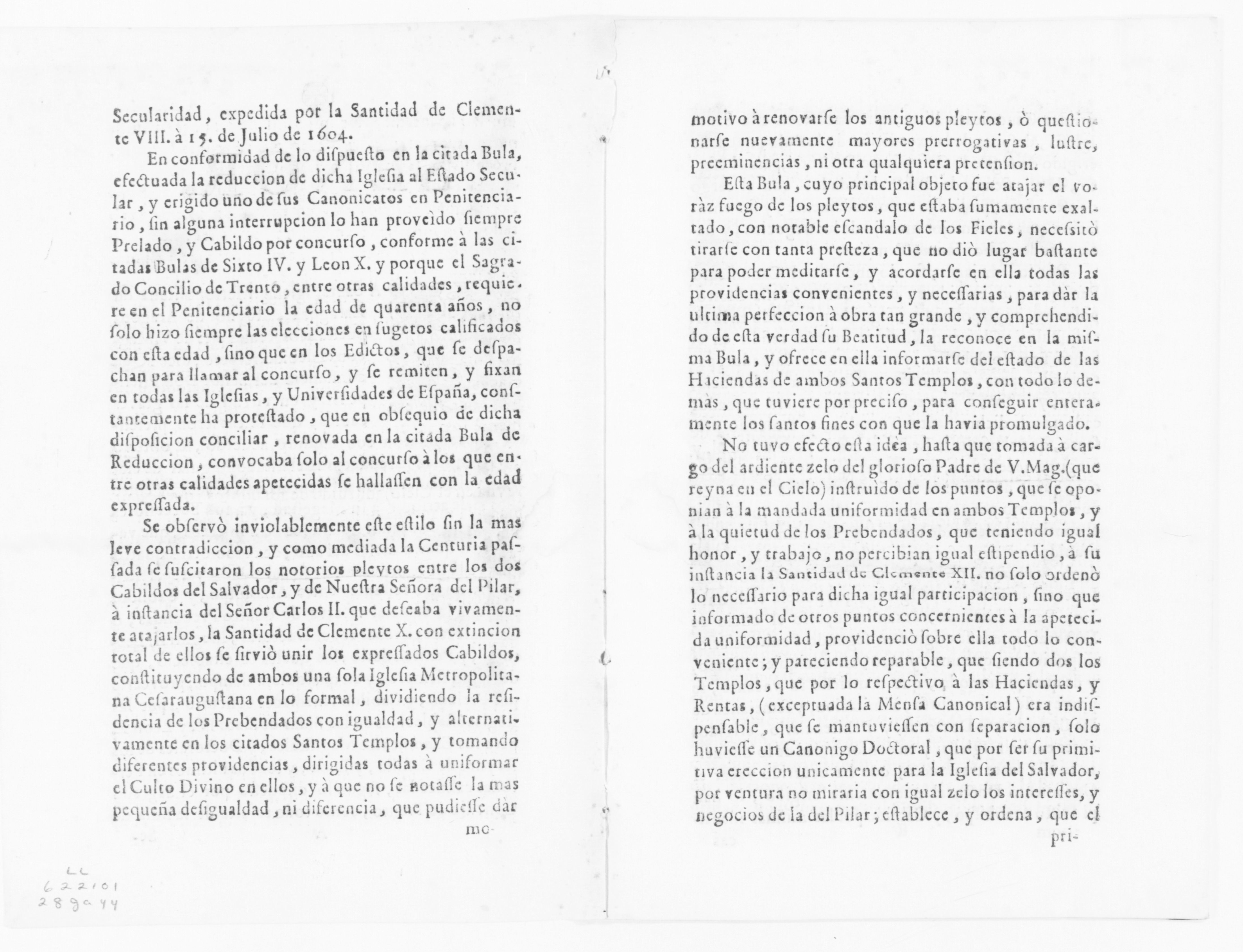 Scanned image of the current content page