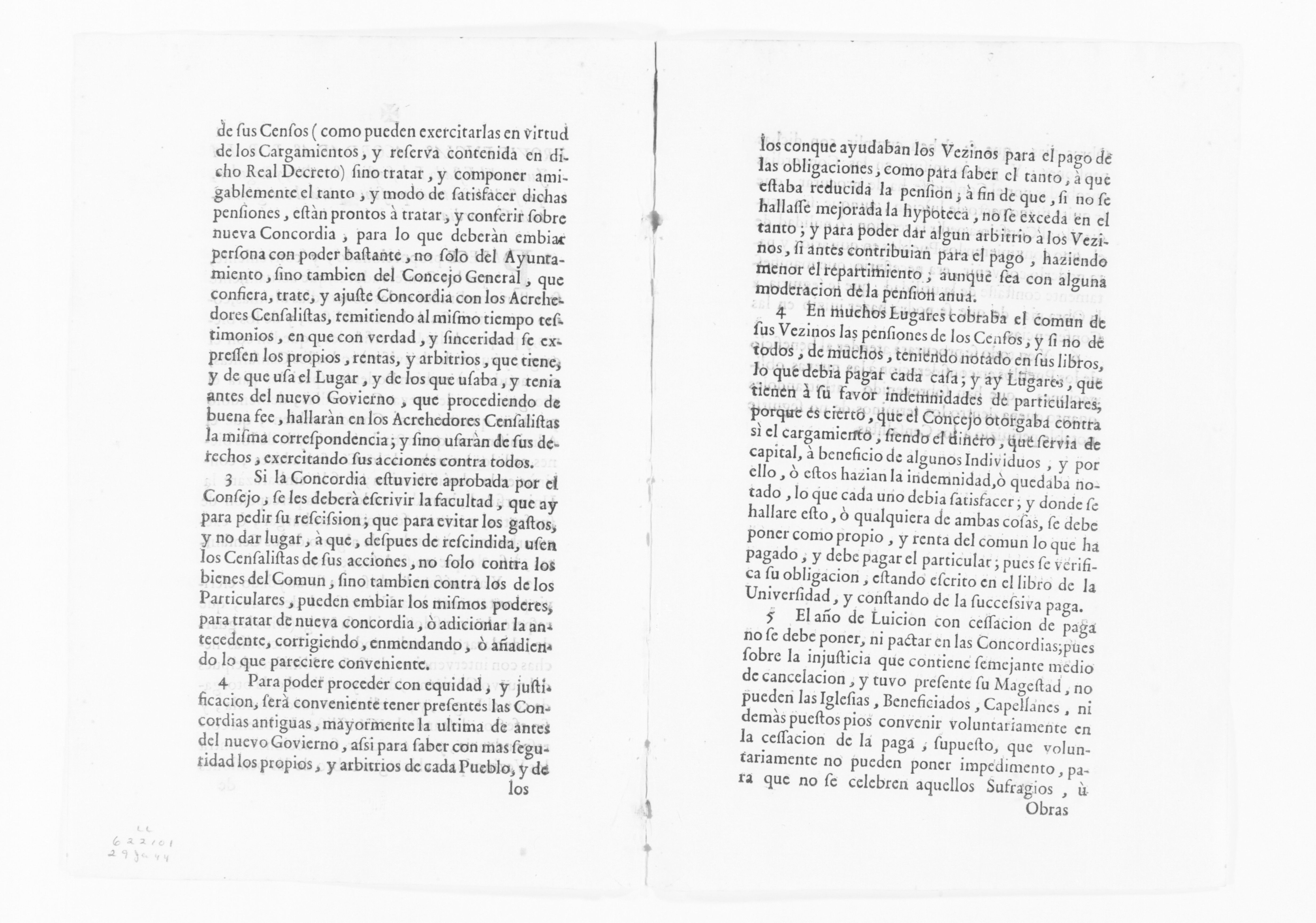 Scanned image of the current content page