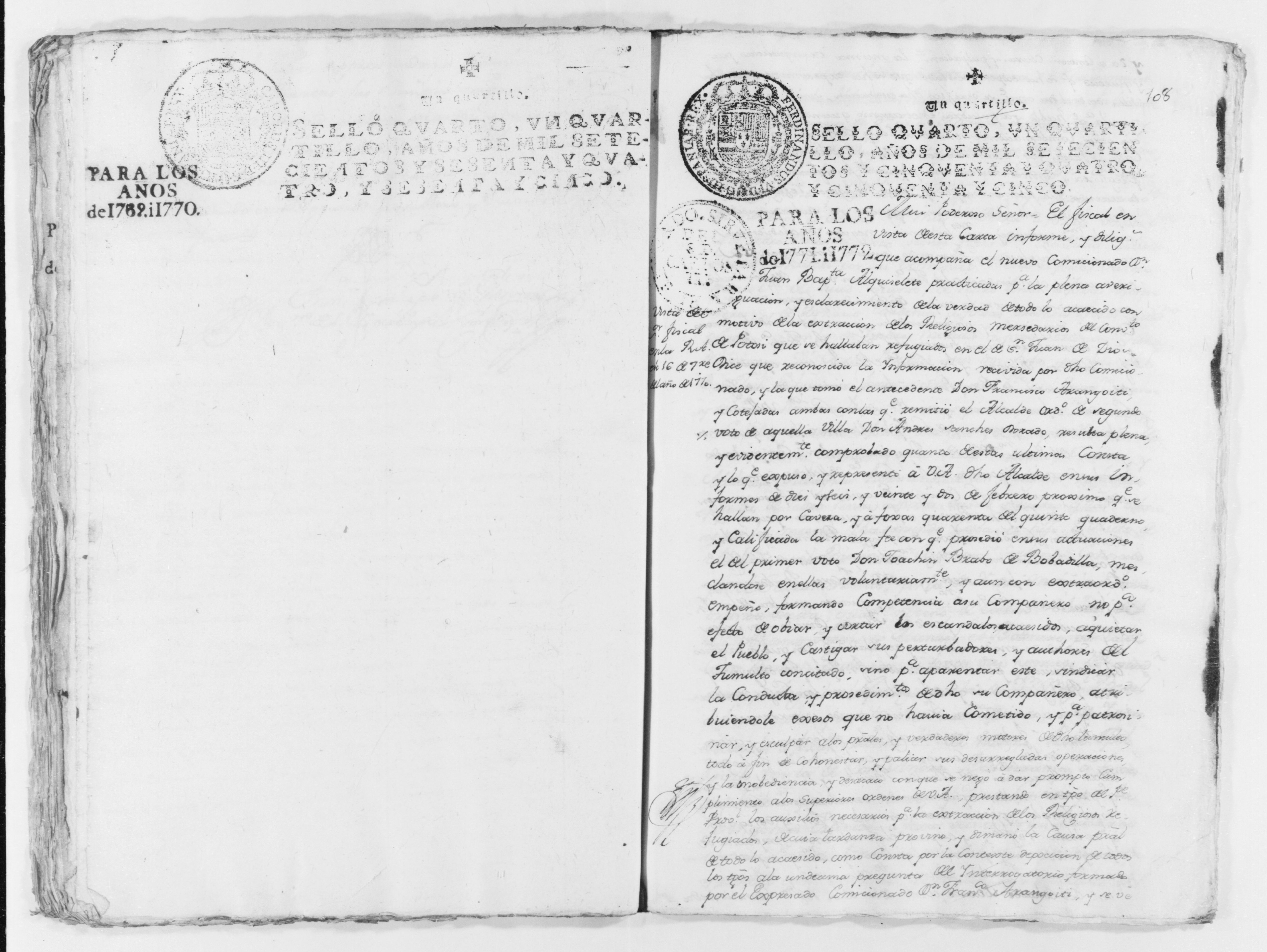 Scanned image of the current content page