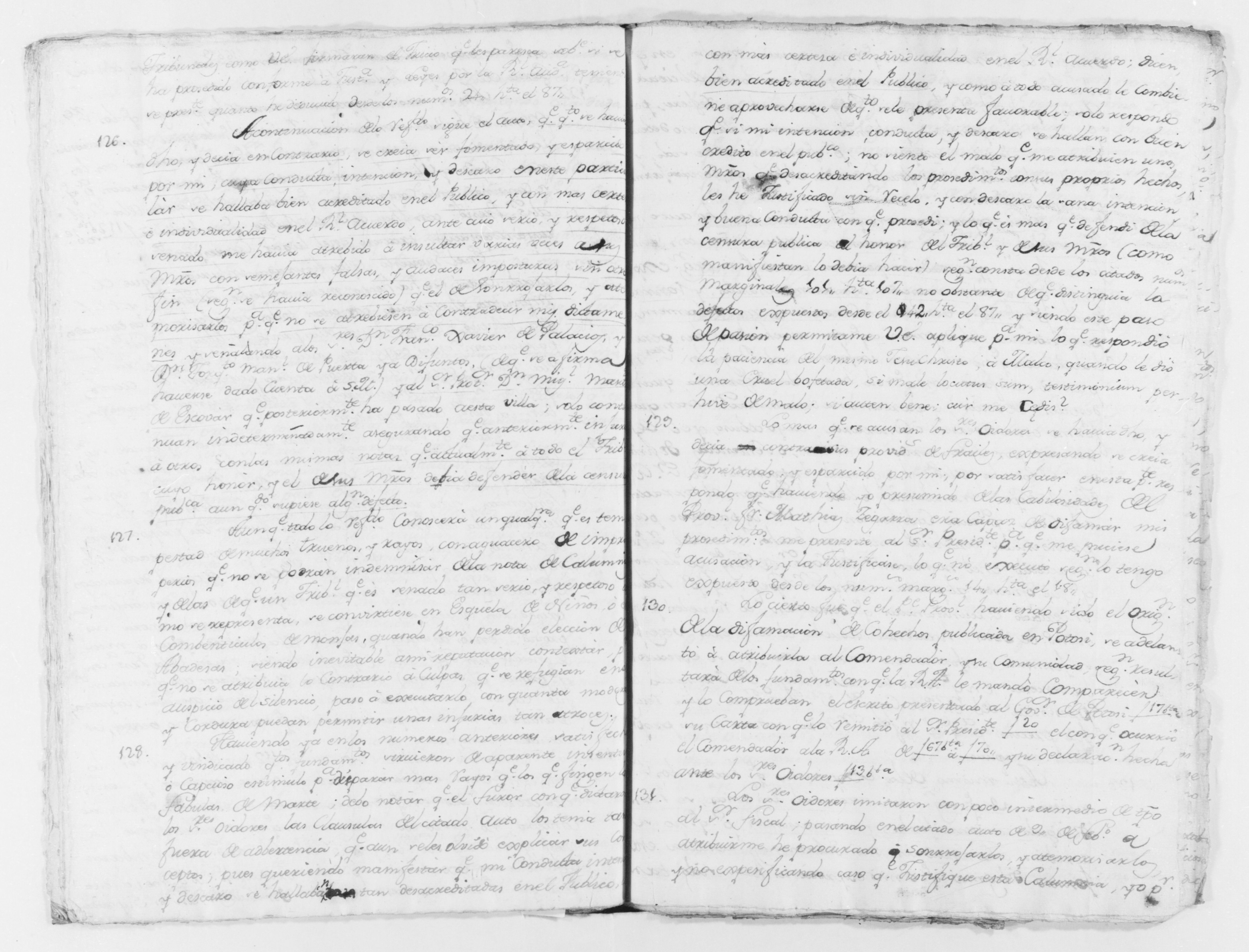 Scanned image of the current content page